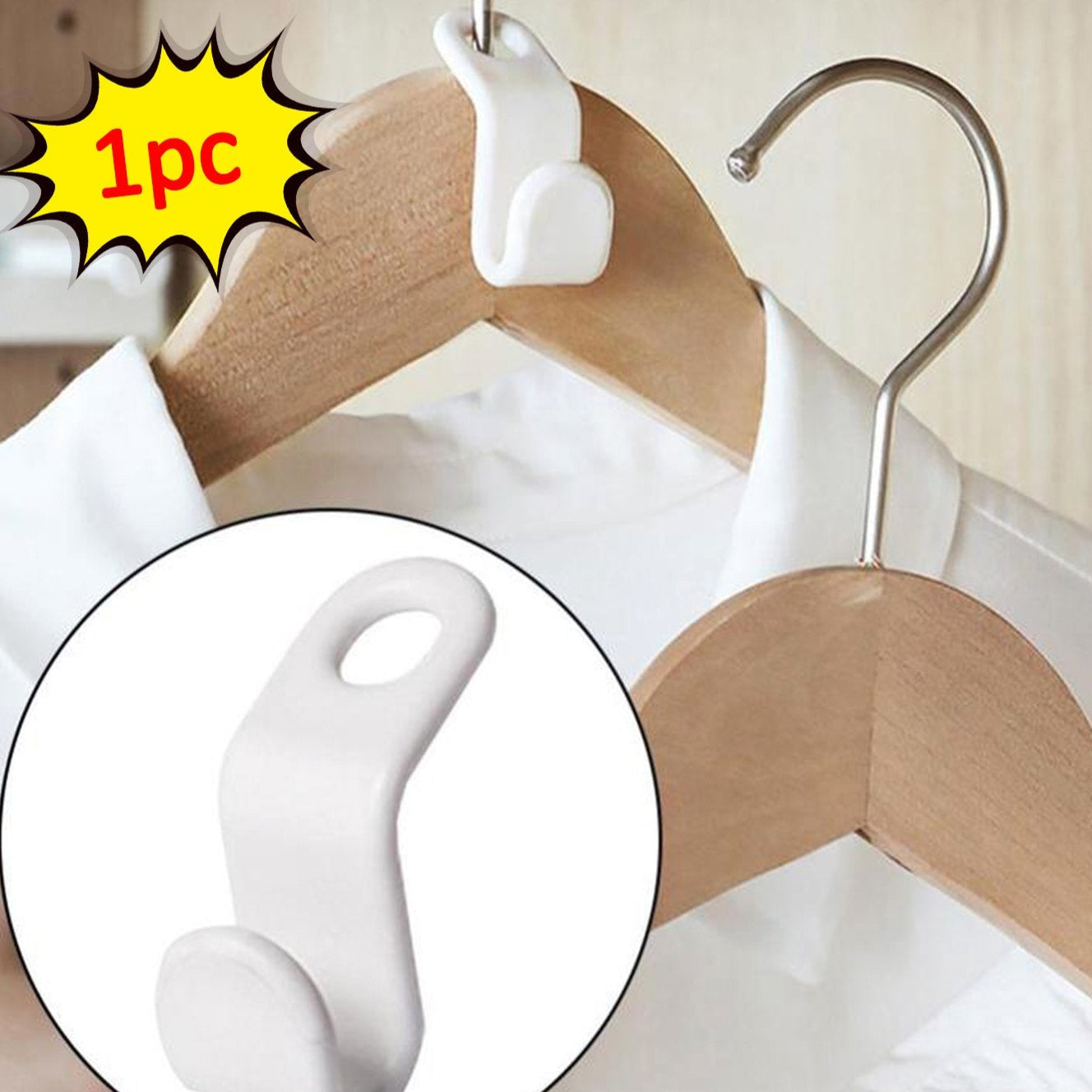 Plastic Clothes Hanger With Non-slip Pad - Happy Price - Image 1