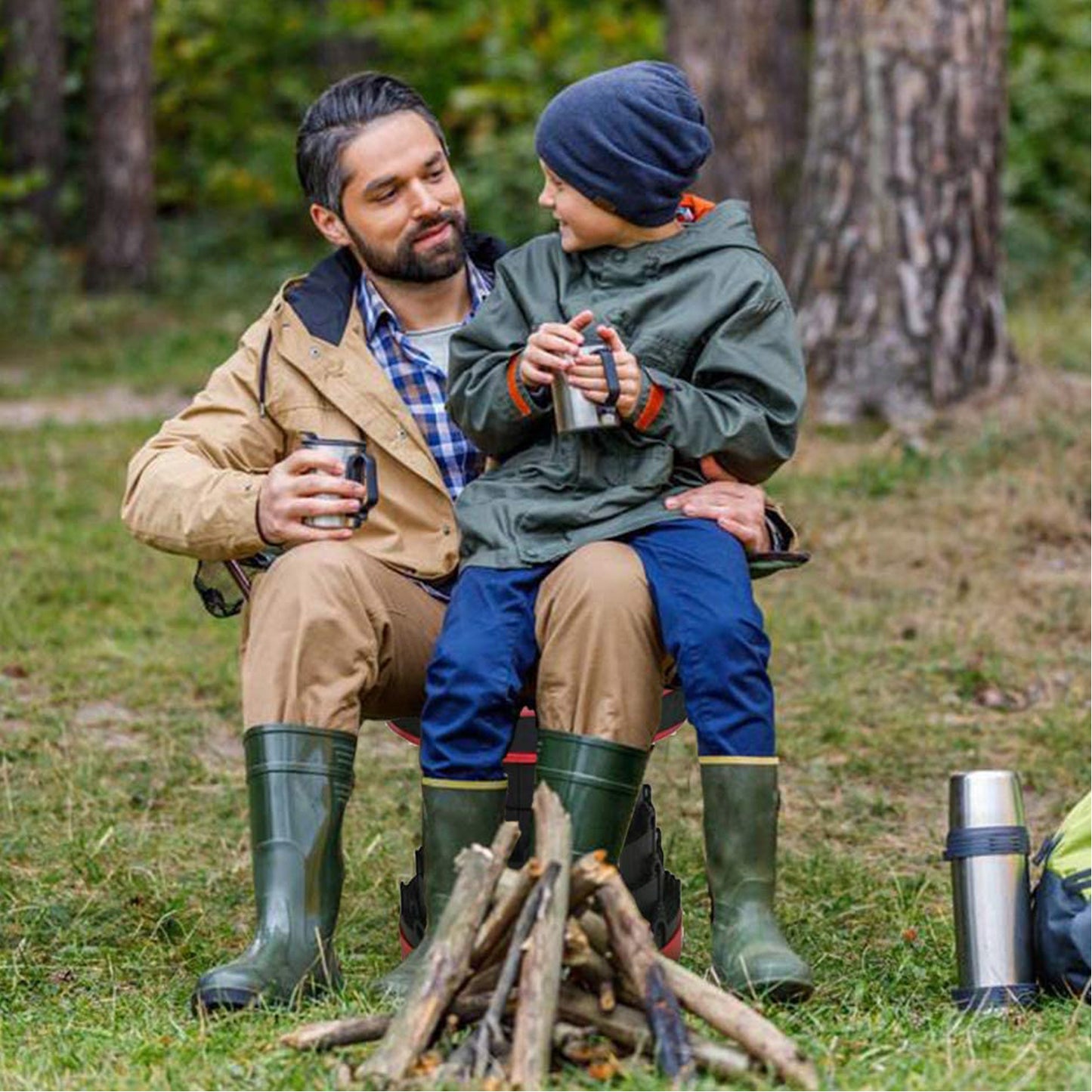 Foldable Retractable Height Adjusting Stool Space Saving Telescopic Stool For Fishing Hiking Stool For Adults And Kids. - Happy Price - Image 6