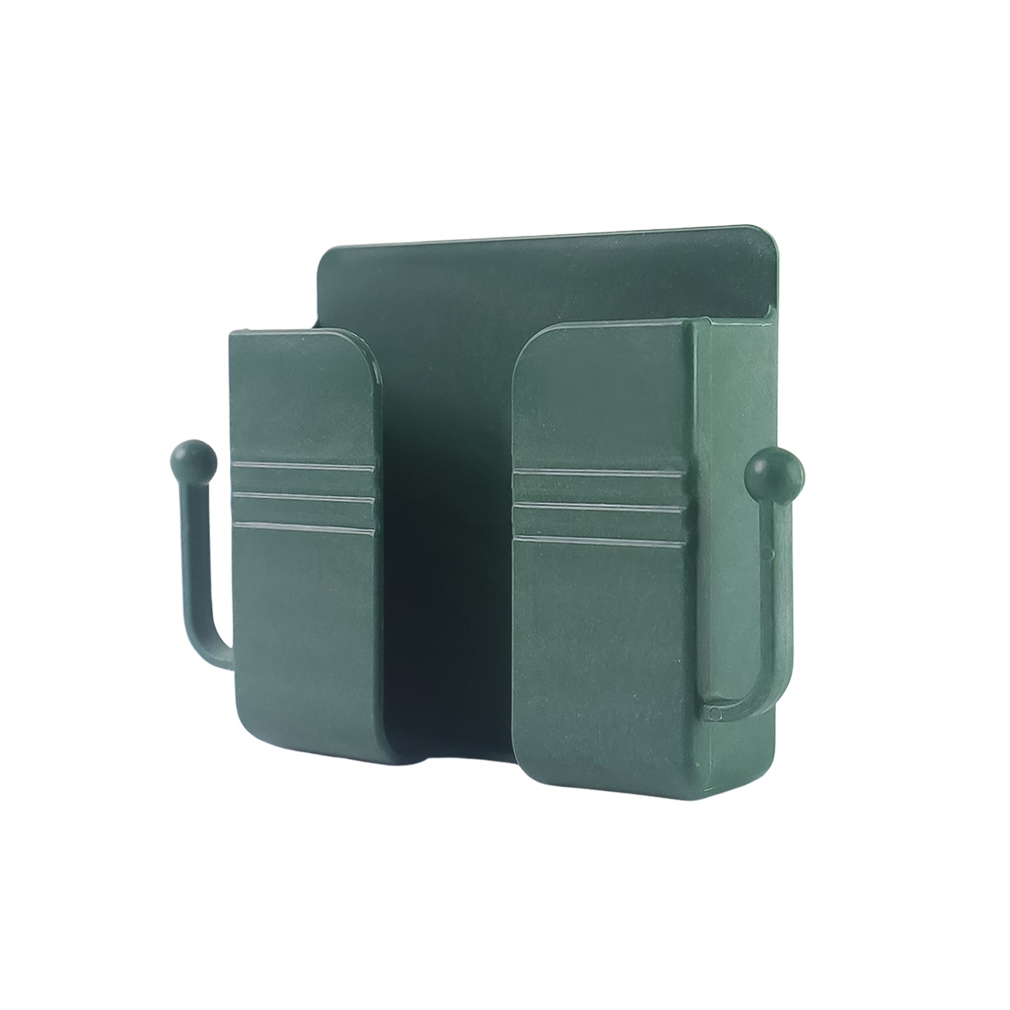 Wall-mounted Mobile Charging Holder With Dual Hooks (1 Pc) - Happy Price - Image 4