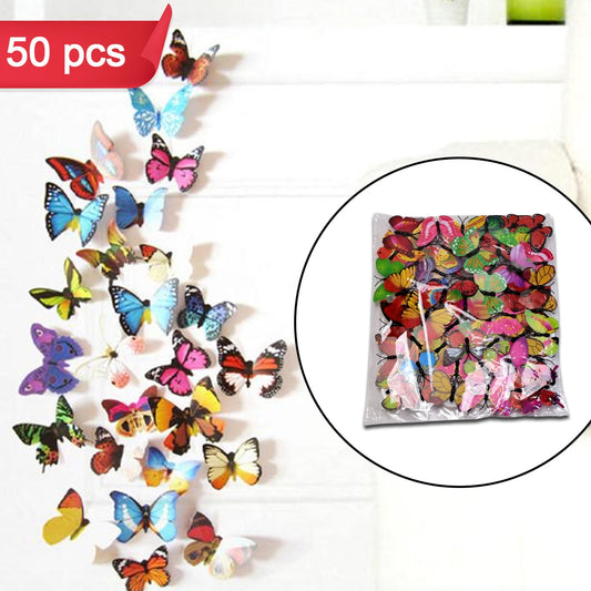 Butterfly 3d Night Lamp Comes With 3d Illusion Design Suitable For Drawing Room Lobby. (Pack Of 50) - Happy Price - Image 1
