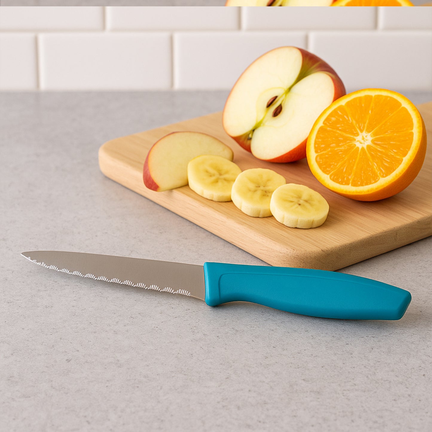 HappyPrice Premium Stainless Steel Serrated Paring Knife (1 Pc) - Happy Price - Image 5