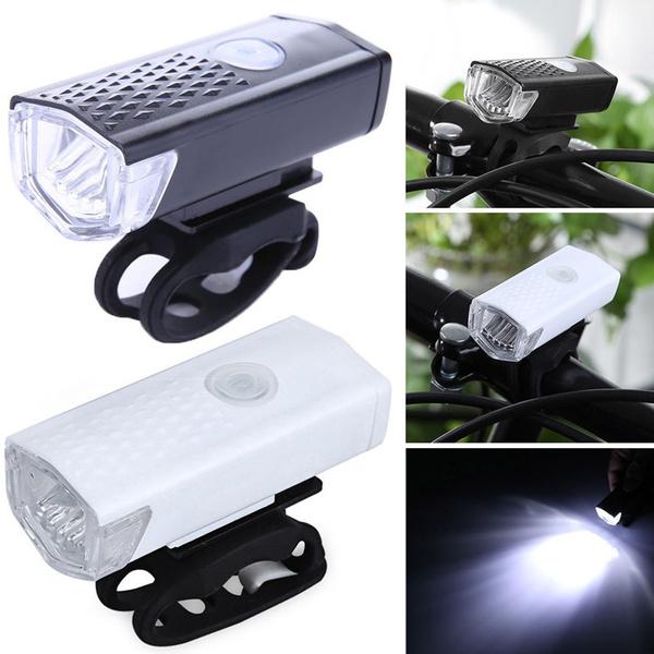 Usb Rechargeable Bicycle Light Set 400 Lumen Super Bright Headlight Front Lights - Happy Price - Image 6