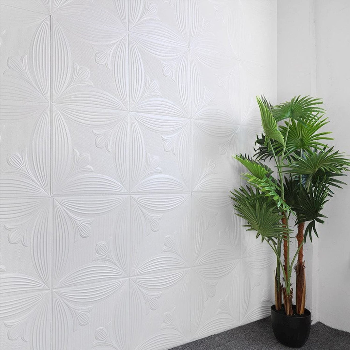 Wallpaper 3d Foam Wallpaper Sticker Panels (70 X 70 Cm  1 Pc)