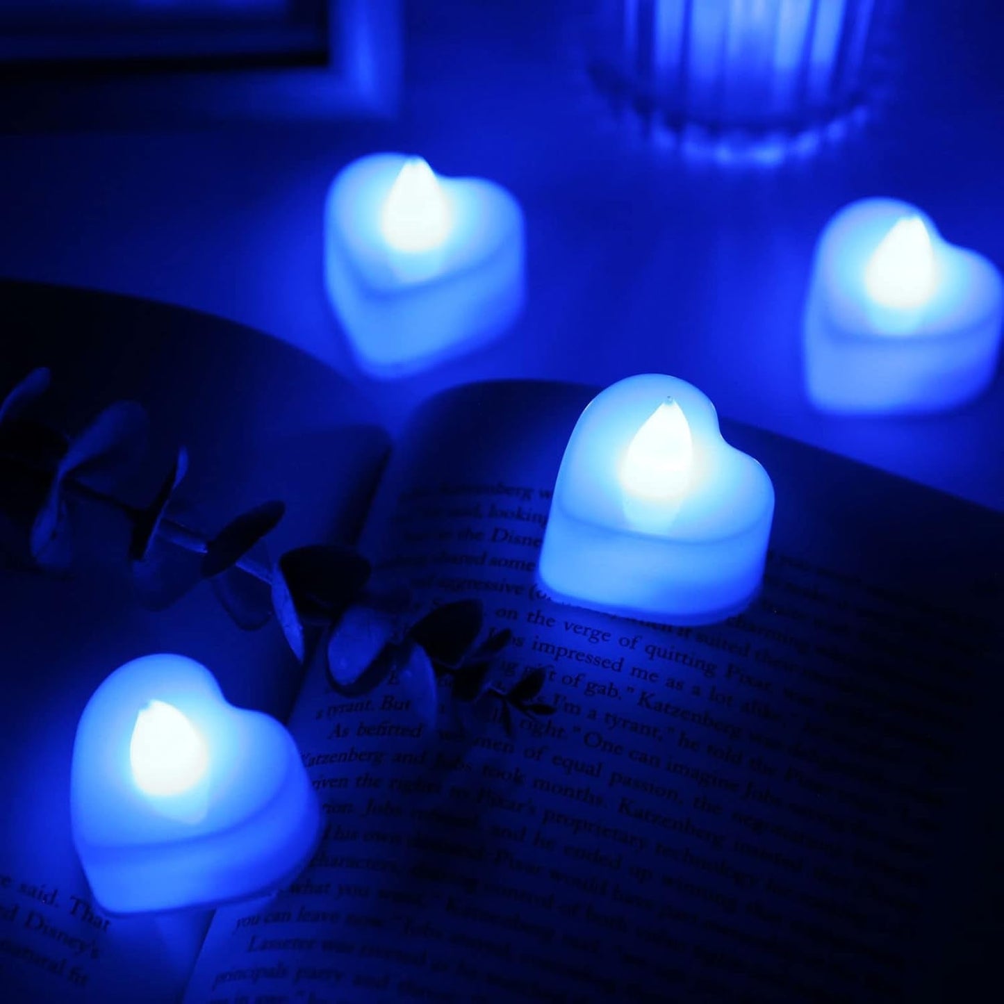 Led Tealights Smokeless Plastic Decorative Candles (Pack Of 1  Multicolor) - Happy Price - Image 2