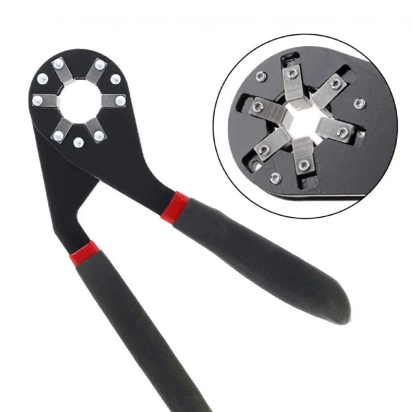Multi-function Hexagon Universal Wrench Adjustable Bionic Plier Spanner Repair Hand Tool (Small) Single Sided Bionic Wrench Household Repairing Wrench Hand Tool - Happy Price - Image 1