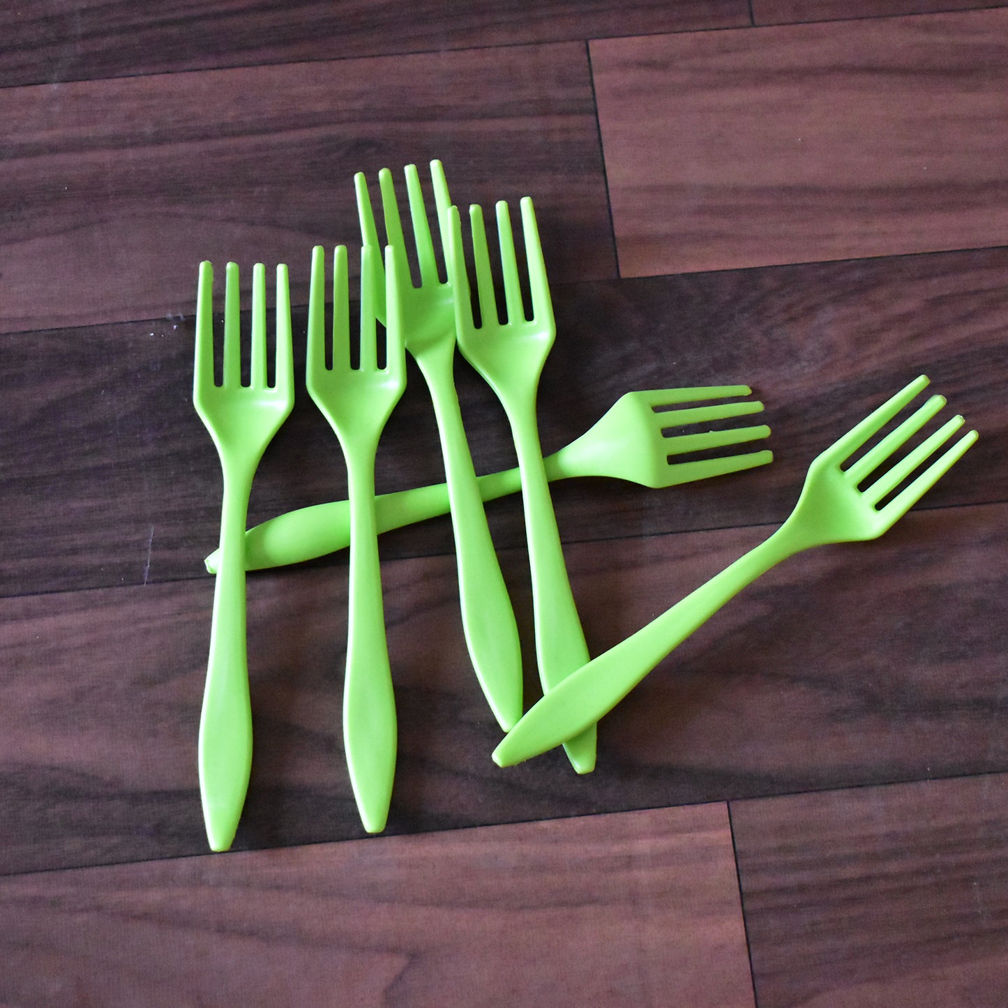 Small Plastic 6pc Serving Fork Set For Kitchen - Happy Price - Image 5
