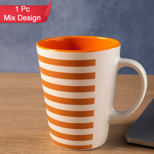 Stylish Melamine Coffee Mug, 350ml, 1 Piece, Assorted Designs - Happy Price - Image 1