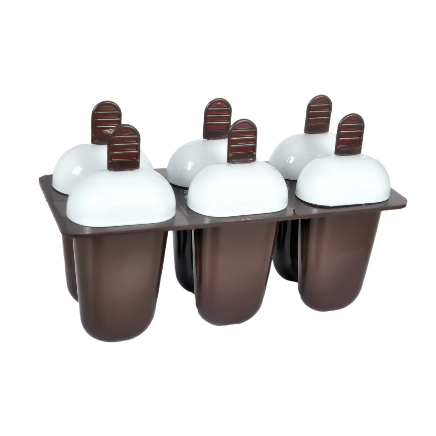 Plastic Ice Candy Maker Kulfi Maker Moulds Set With 6 Cups (Multicolour) - Happy Price - Image 5
