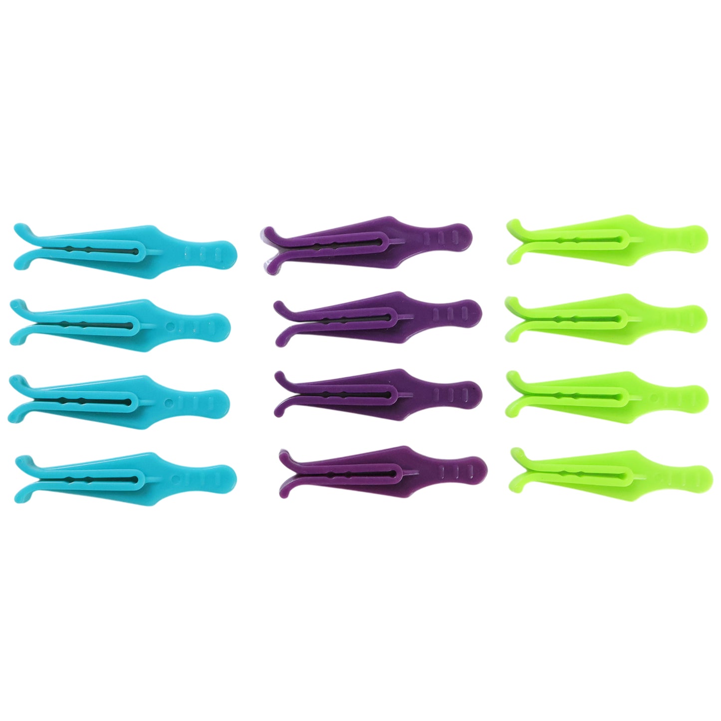 Premium Plastic Cloth Drying Clips Strong Laundry Cloth Pins (12 Pc)