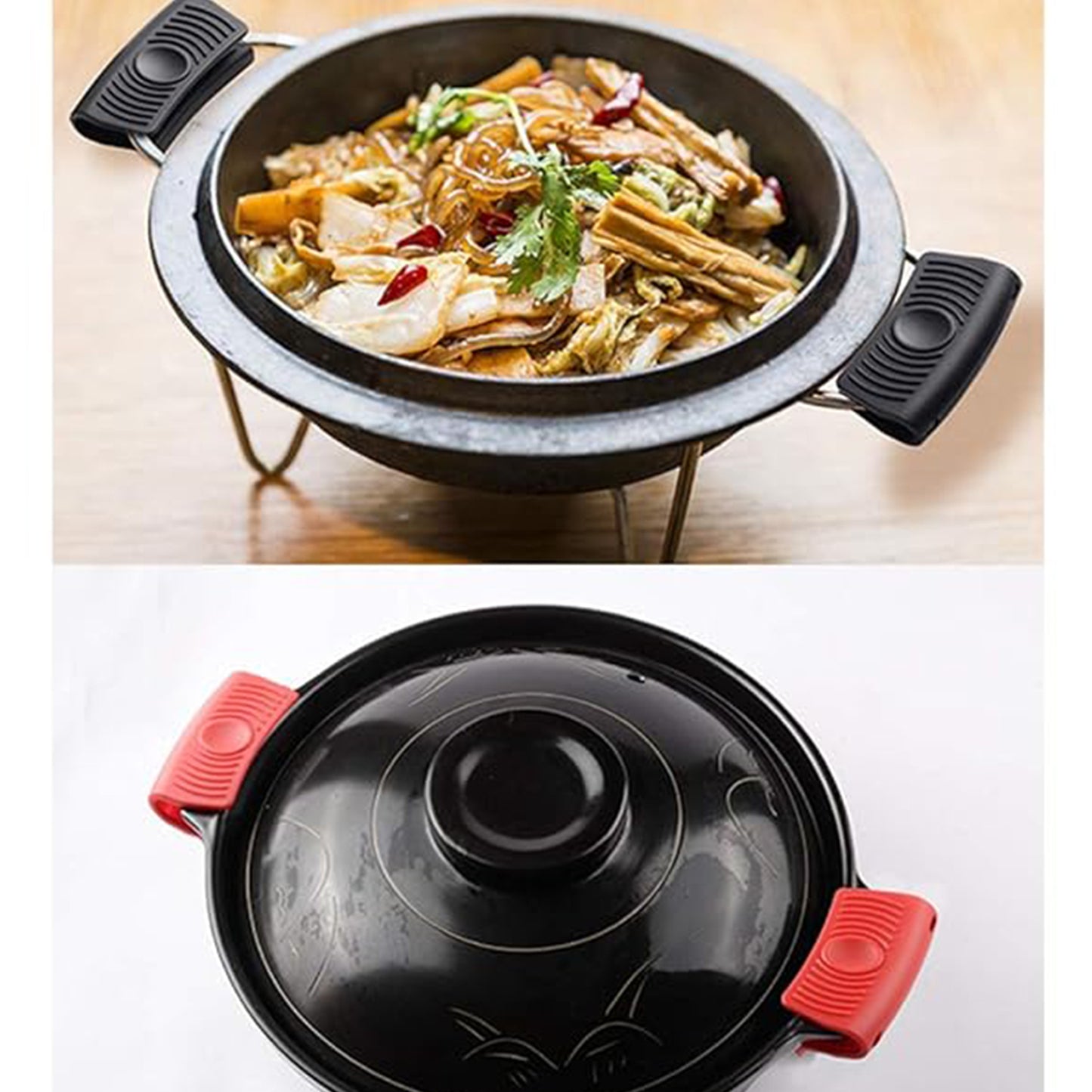 Premium Silicone Heat Resistant Pot Handle Cover For Cookware (1 Pc) - Happy Price - Image 3