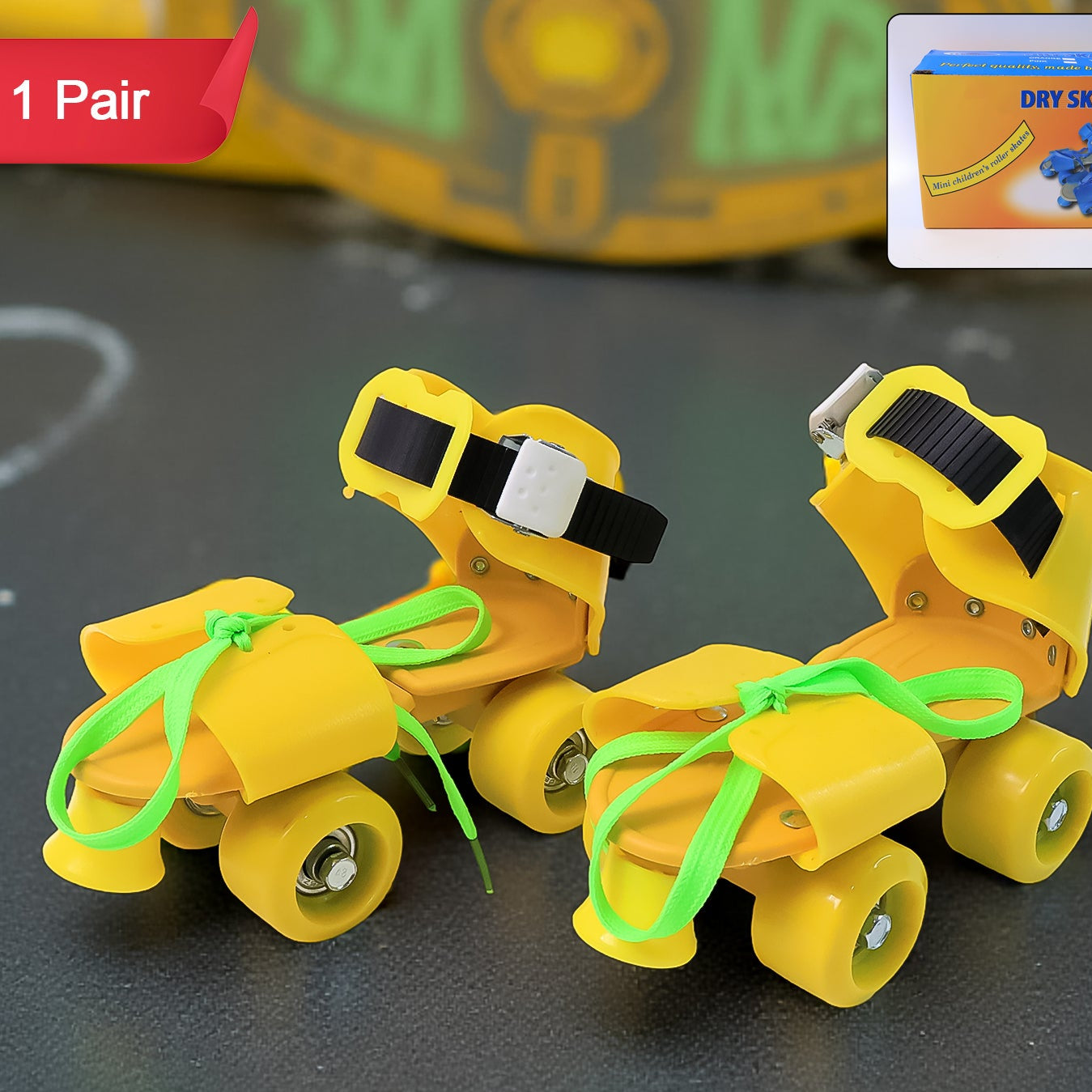 Adjustable Dry Skates For Kids (1 Pair) - Happy Price - Image 1