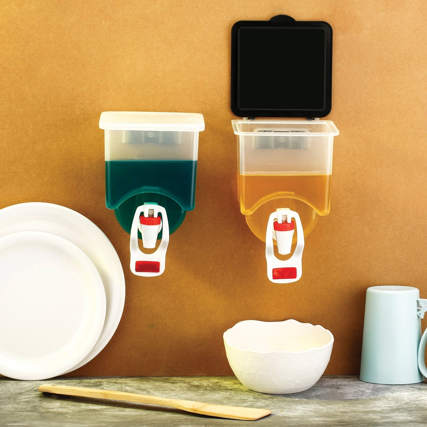 Wall Mounted Oil Dispenser Bottle (1100ml Approx) - Happy Price - Image 2