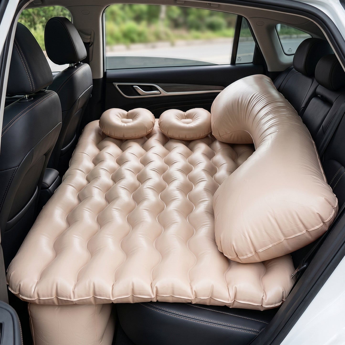 Car Inflatable Mattress Set with Pump & Pillows - 1 Set for Travel Comfort - Happy Price - Image 6