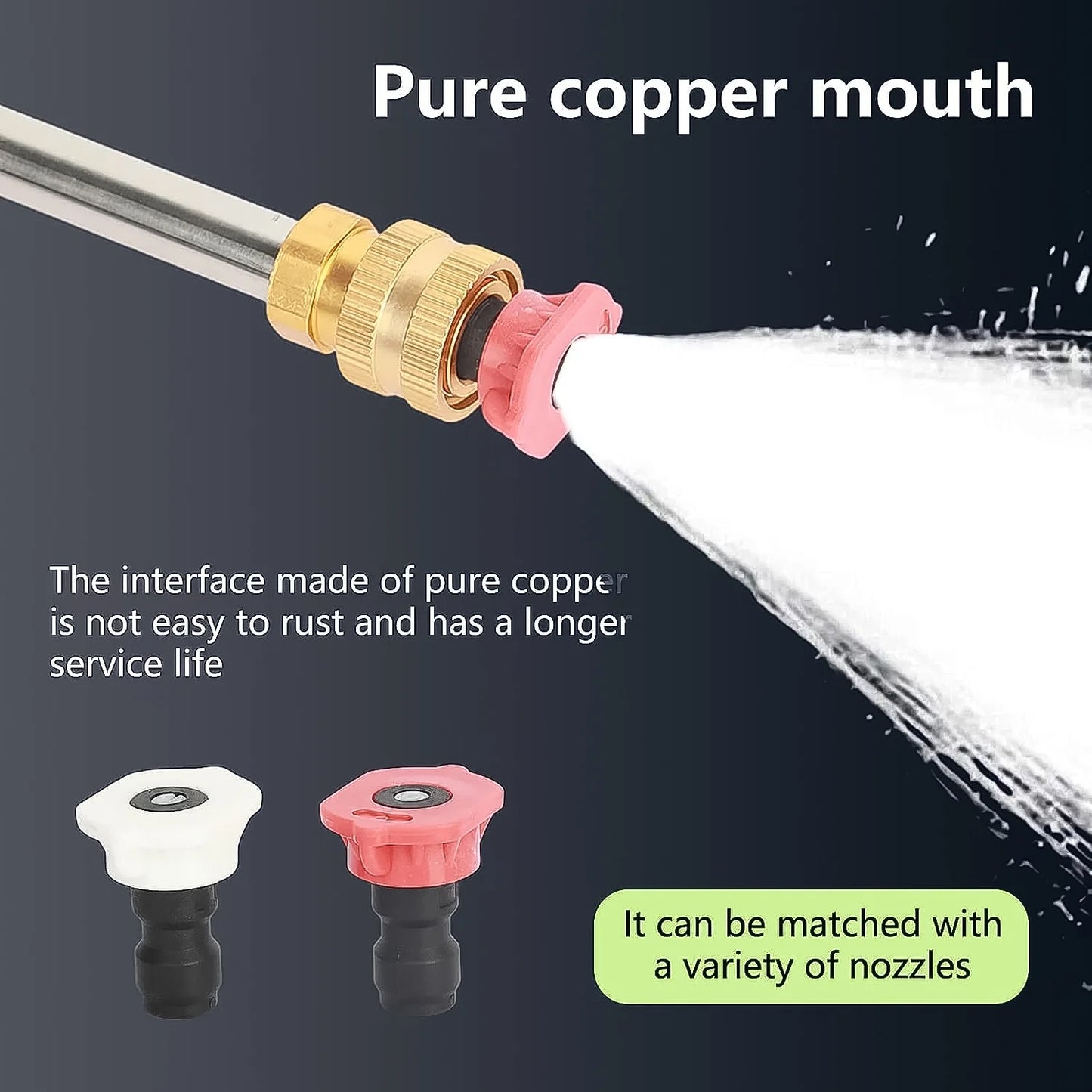 48V Cordless High-Pressure Washer Gun - Portable Car & Bike Cleaning Kit - Happy Price - Image 7