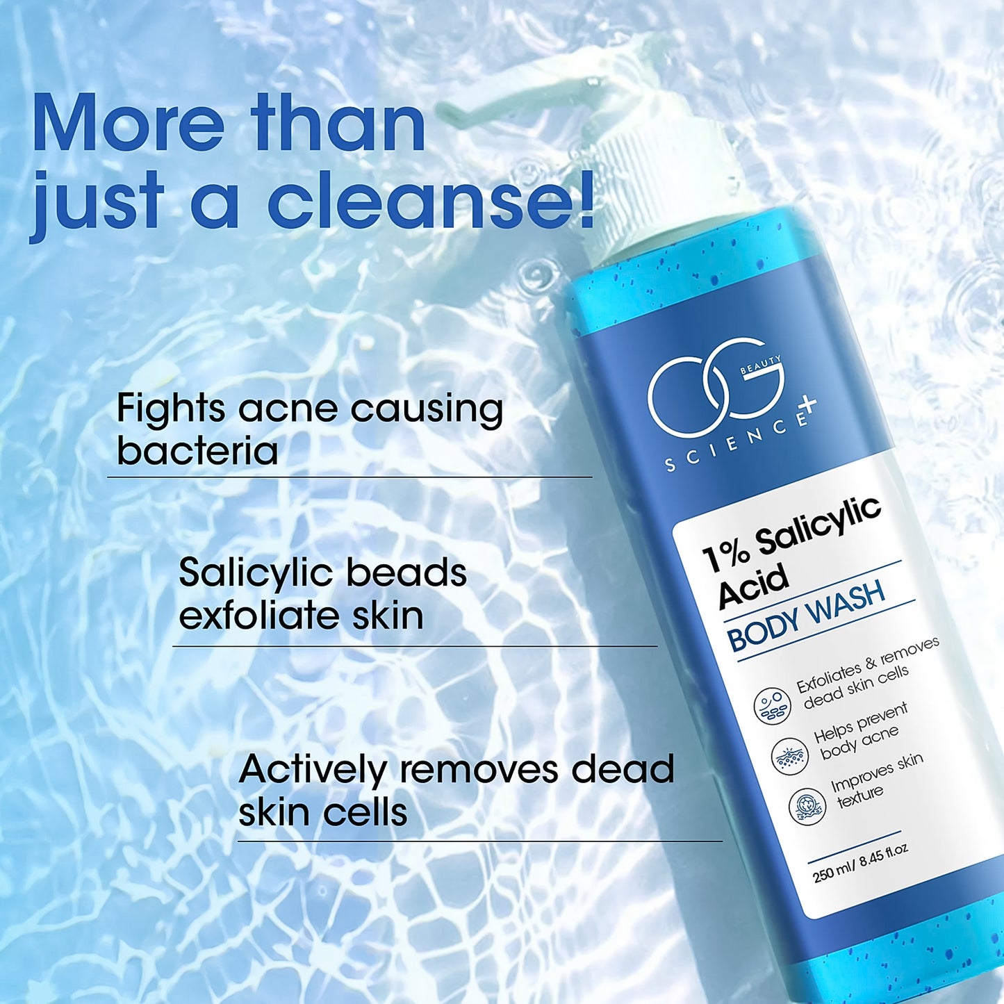1% Salicylic Acid Body Wash for Acne Control - 250 ML - Happy Price - Image 5