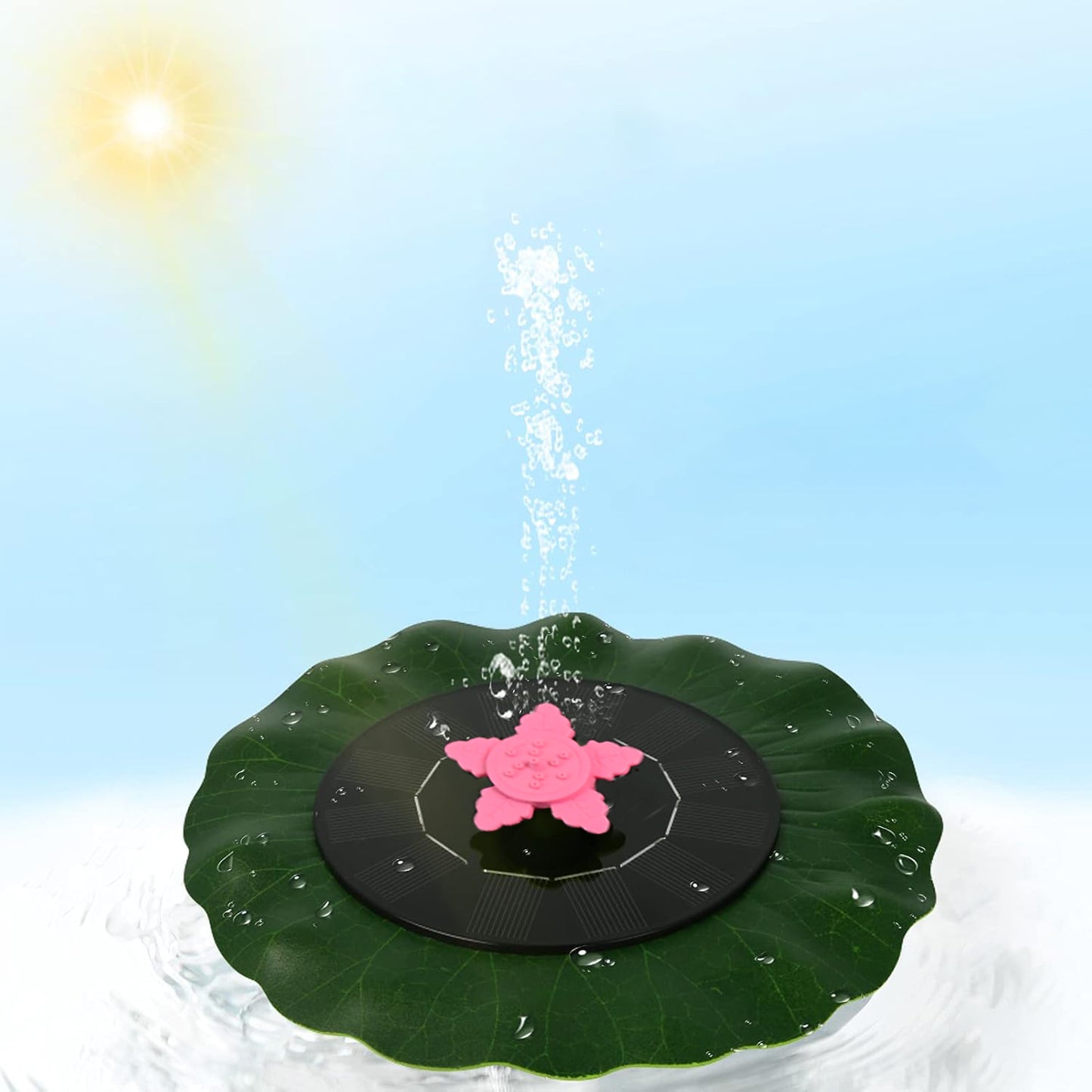 Solar-powered Floating Fountain Pump For Ponds - Happy Price - Image 3