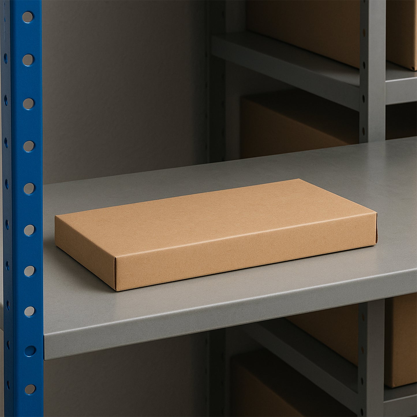 Durable Brown Corrugated Box for Packaging - 25x15x4 cm, 1 Piece - Happy Price - Image 2