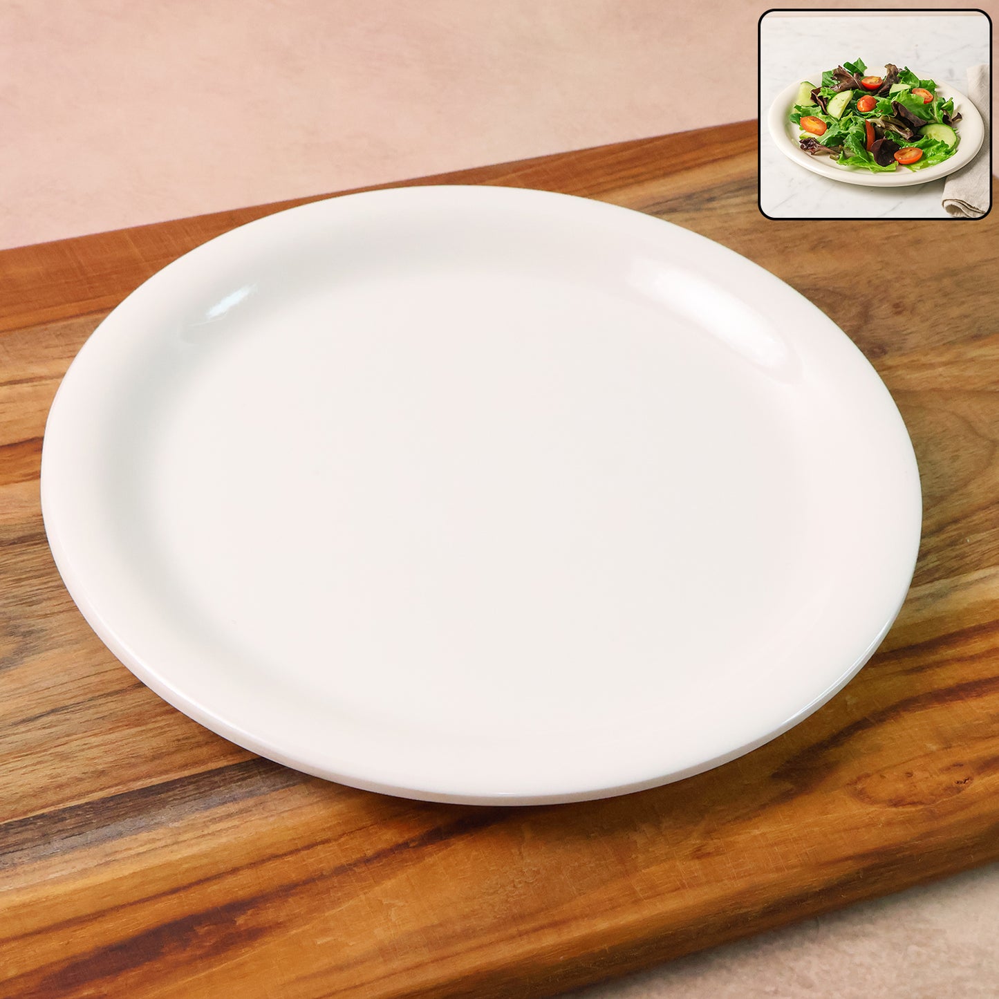 Durable Plastic Dinner Plate - 19 cm Round Serving Dish (1 Pc) - Happy Price - Image 2
