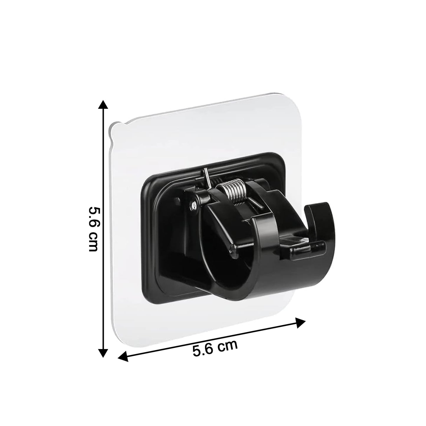 Adjustable Bathroom Hanging Rod with Hooks - No-Drill Wall Mount (1 Pc) - Happy Price - Image 5
