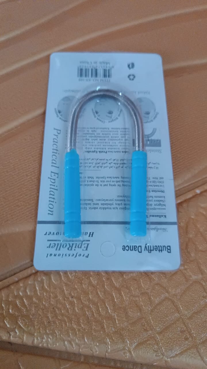 Facial Hair Remover Set Spring Epilator Hair Removal Springs Eyebrow Razors (1 Pc) - Happy Price - Image 7