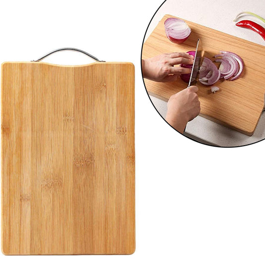 Wooden Chopping  Cutting Board With Anti Skid Mat - Happy Price - Image 1