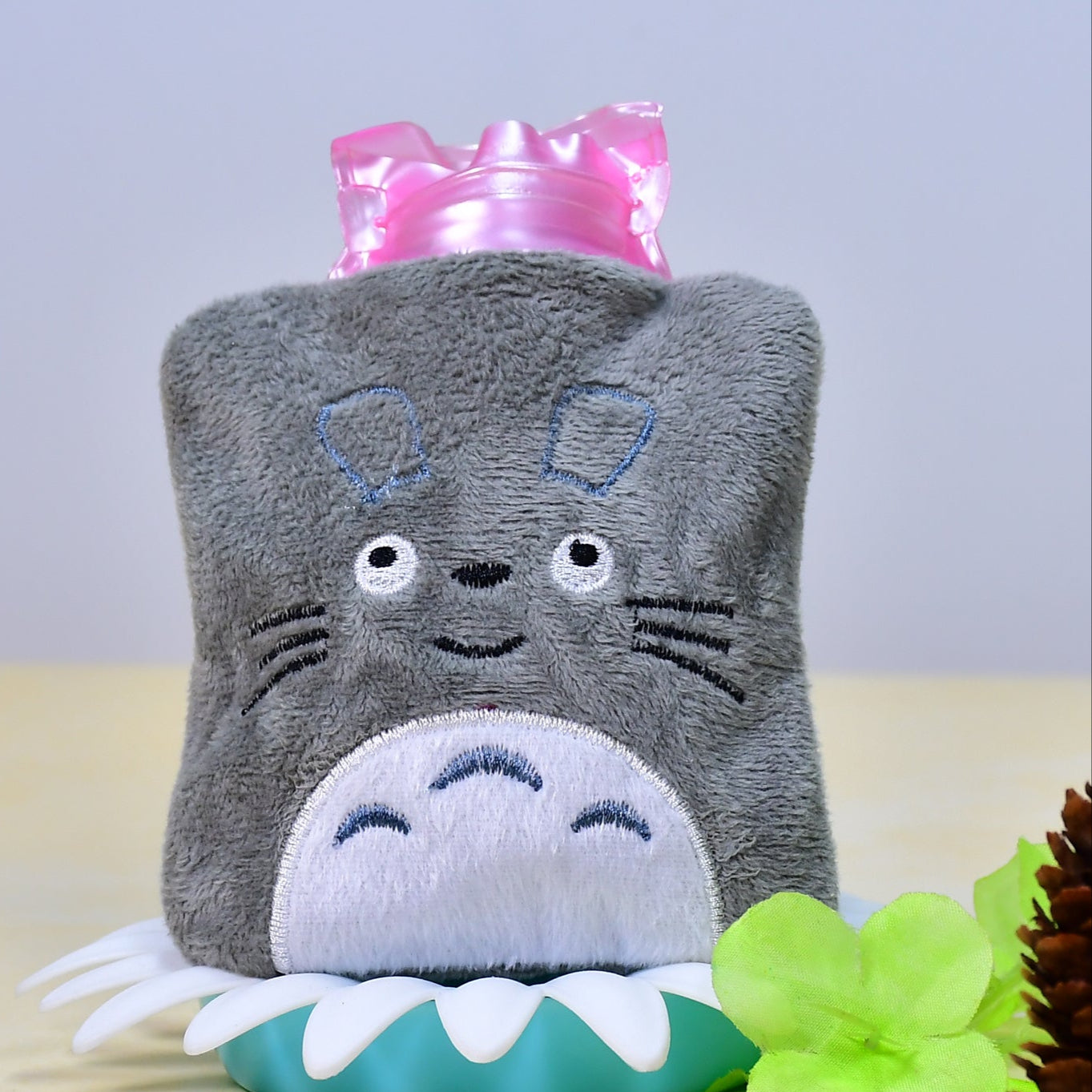 Totoro Cartoon Hot Water Bag Small Hot Water Bag With Cover For Pain Relief Neck Shoulder Pain And Hand Feet Warmer Menstrual Cramps. - Happy Price - Image 1
