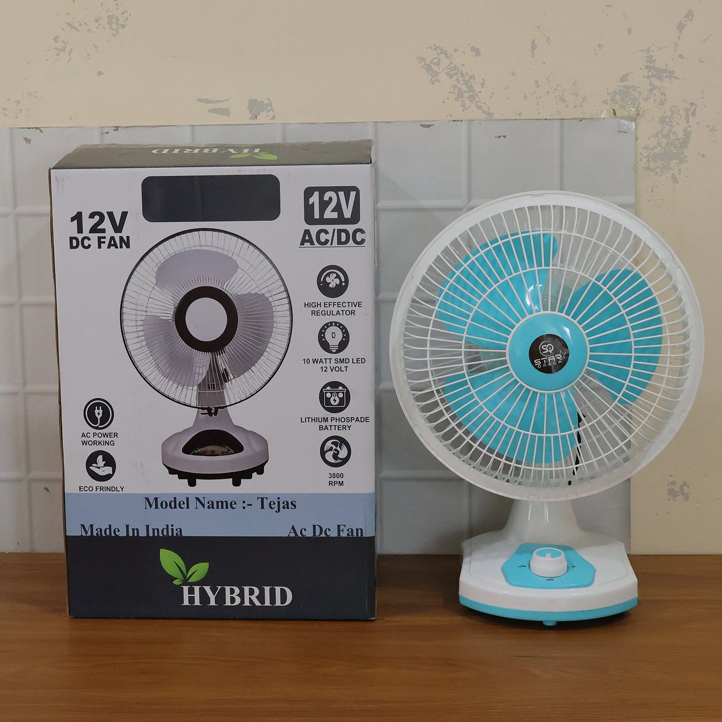 12V DC Table Fan with Variable Speed Control - 1 Piece - Happy Price - Image 7