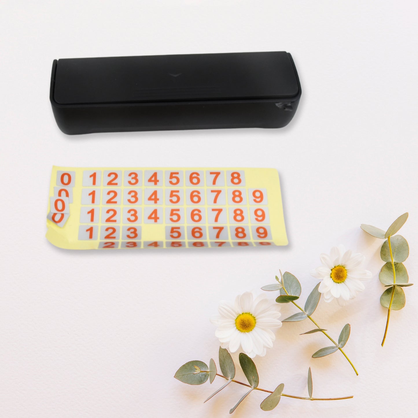 Temporary Car Parking Mobile Number Display With Magnetic Numbers Stickers (1pc) - Happy Price - Image 6