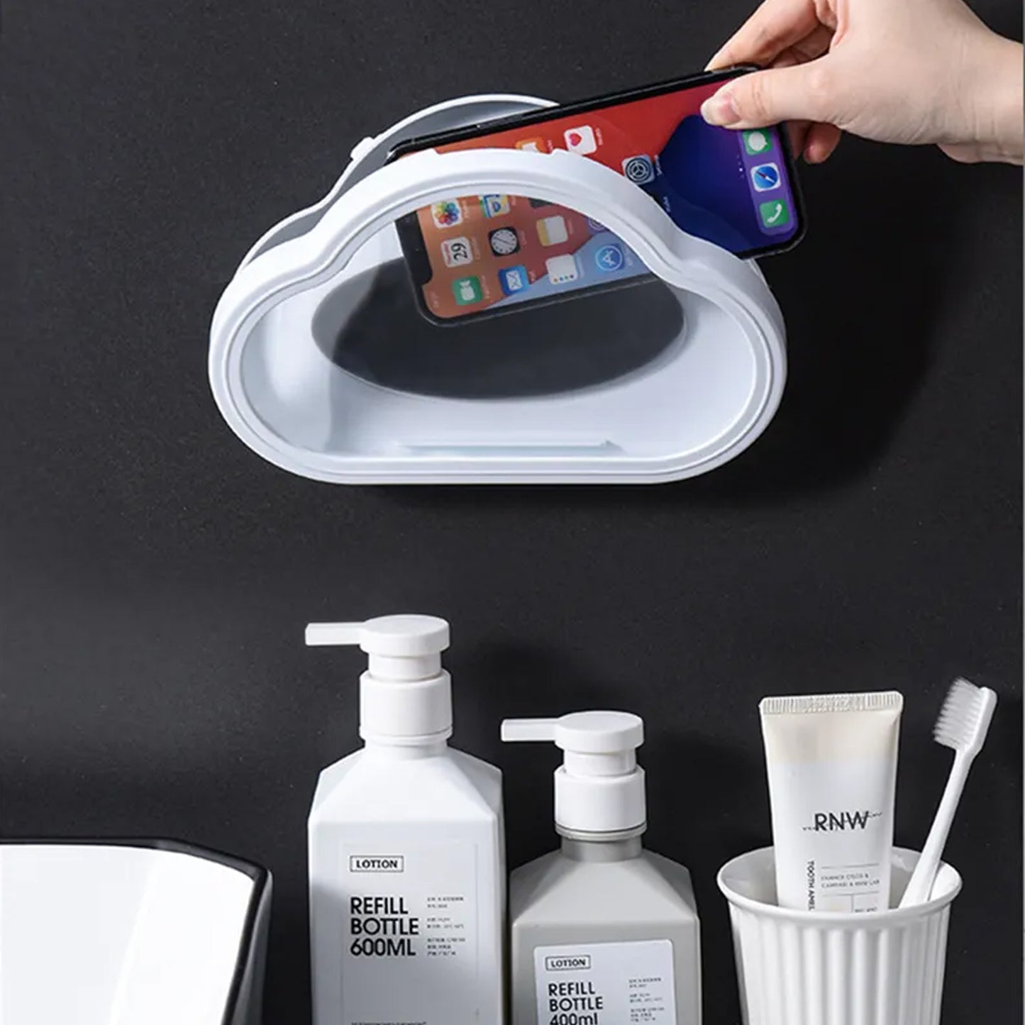 Smartphone  Mobile Stand Waterproof Case Smartphone Stand Case (1 Pc Orange) - Happy Price - Image 3