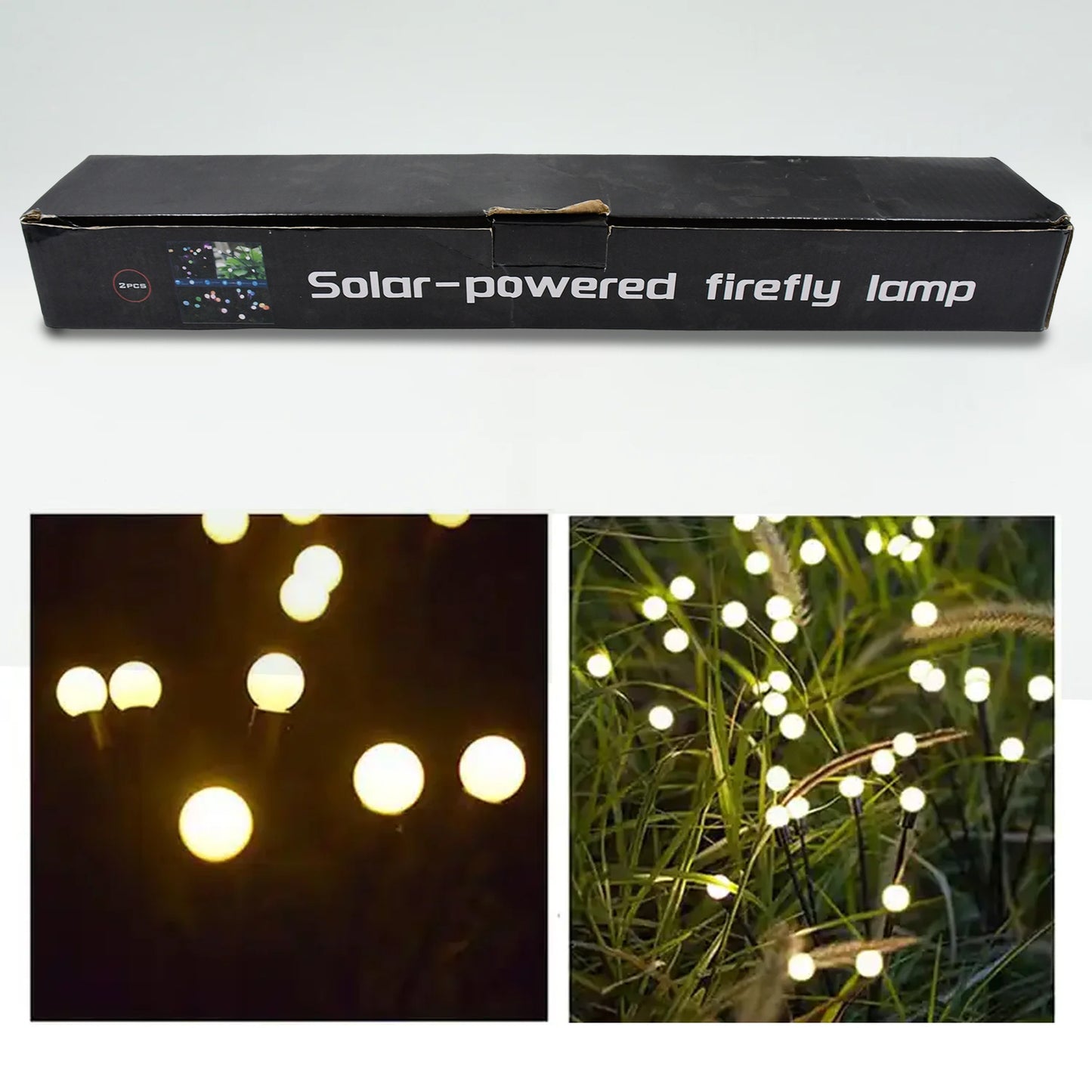Solar Garden Lights Solar - Powered Firefly Lamp New Upgraded Solar Firefly Lights Outdoor Waterproof Solar Outdoor Decorative Lights For Yard Gardening Patio Backyard Pathway Dcor (2 Pcs Set 12 Led (Warm Light)) - Happy Price - Image 6