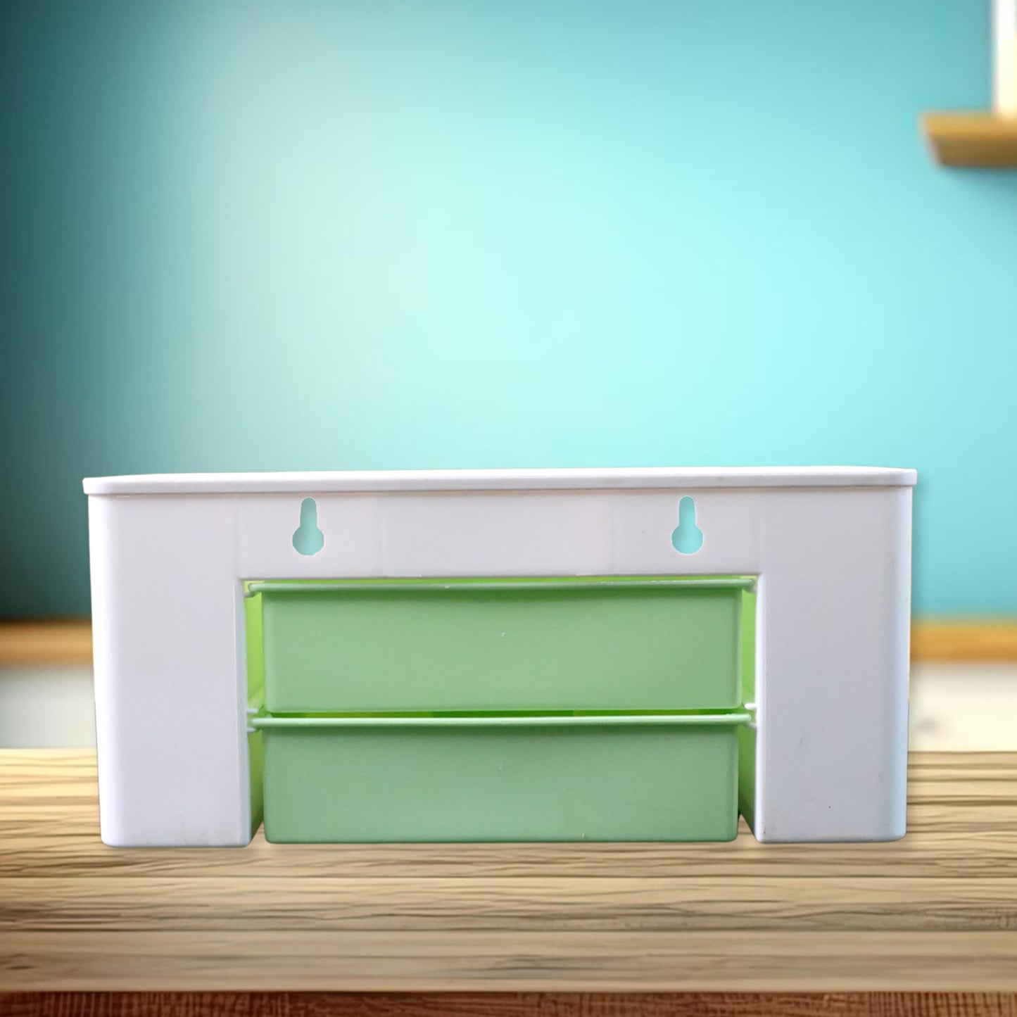 2-Layer Desktop Organizer with Drawers & Compartments - 1 Pc - Happy Price - Image 4