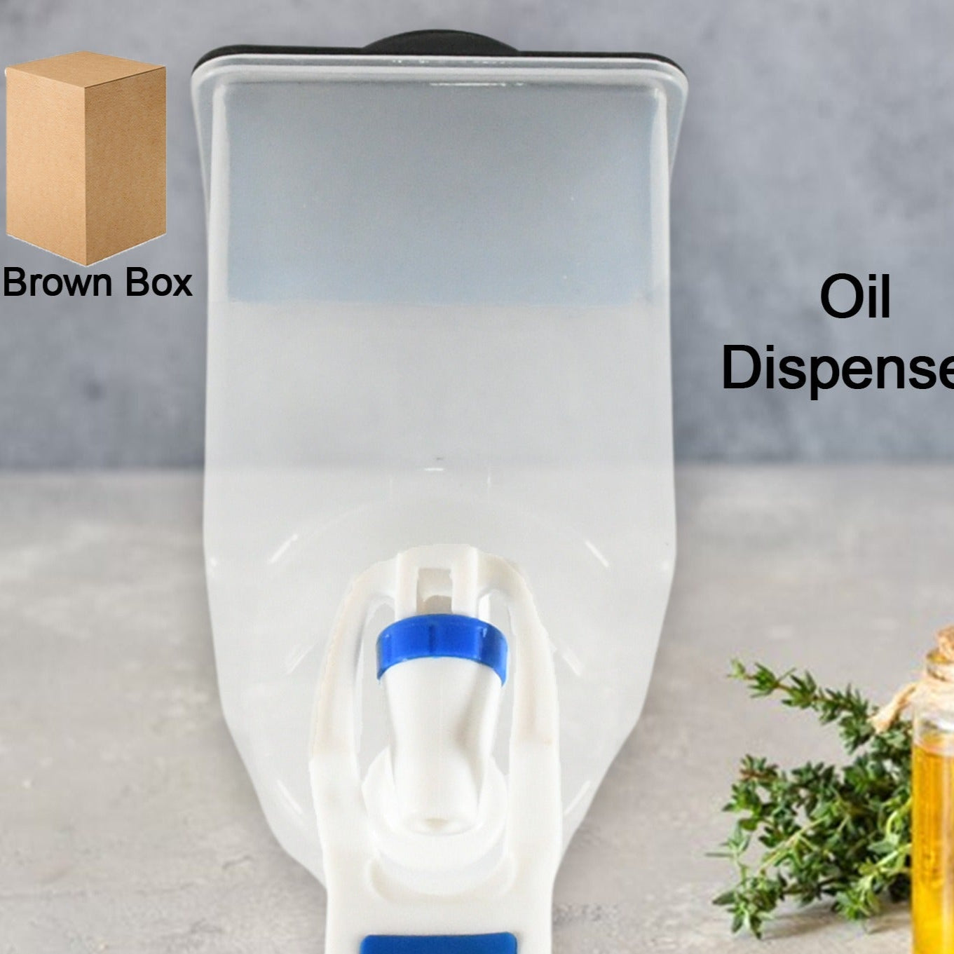 Wall Mounted Oil Dispenser Bottle (1100ml Approx) - Happy Price - Image 1