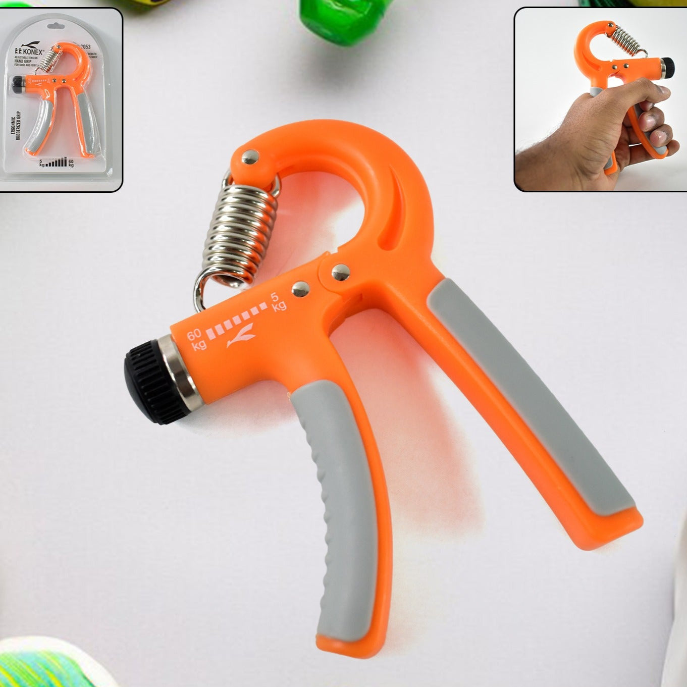 Adjustable Hand Grip Strengthener  5kg To 60kg Resistance (1 Pc) - Happy Price - Image 1