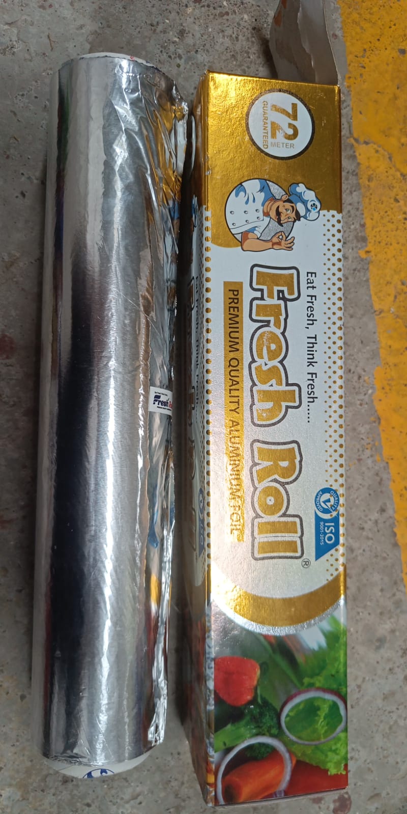 Premium Quality Food Grade Aluminum Foil Roll Heavy Duty Non Stick Thick Aluminum Foil Sheet Baking Grilling Tool 72mtr (1pc) - Happy Price - Image 7