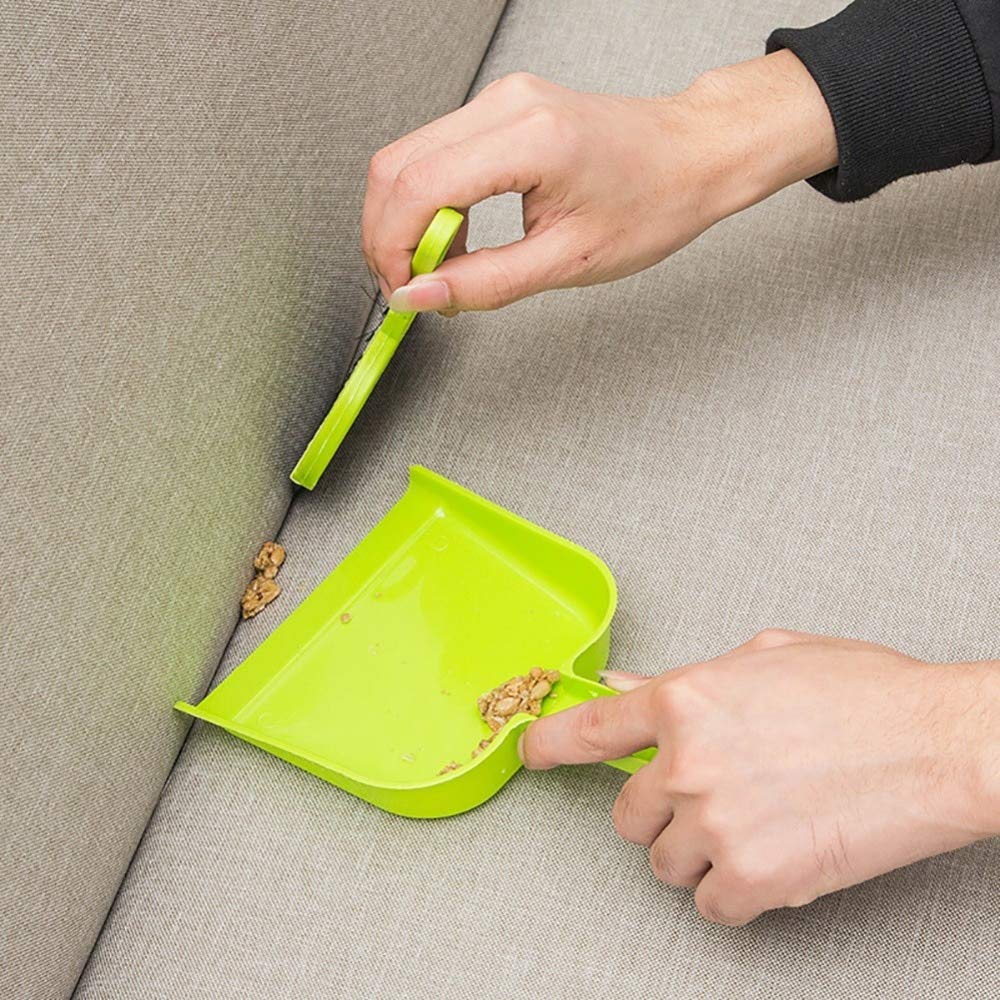 Mini Dustpan With Brush Broom Set For Multipurpose Cleaning - 2 Pcs - Happy Price - Image 4