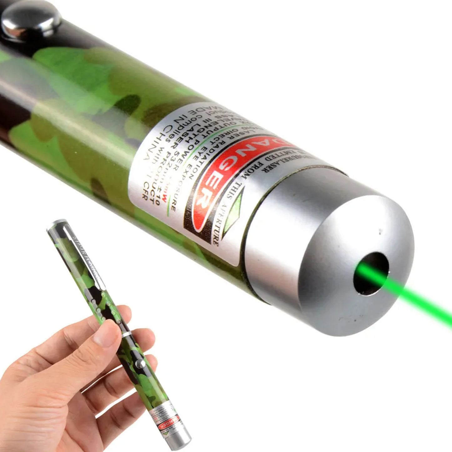 Green Multipurpose Laser Light Disco Pointer Pen Beam With Adjustable Antena Cap To Change Project Design - Happy Price - Image 2