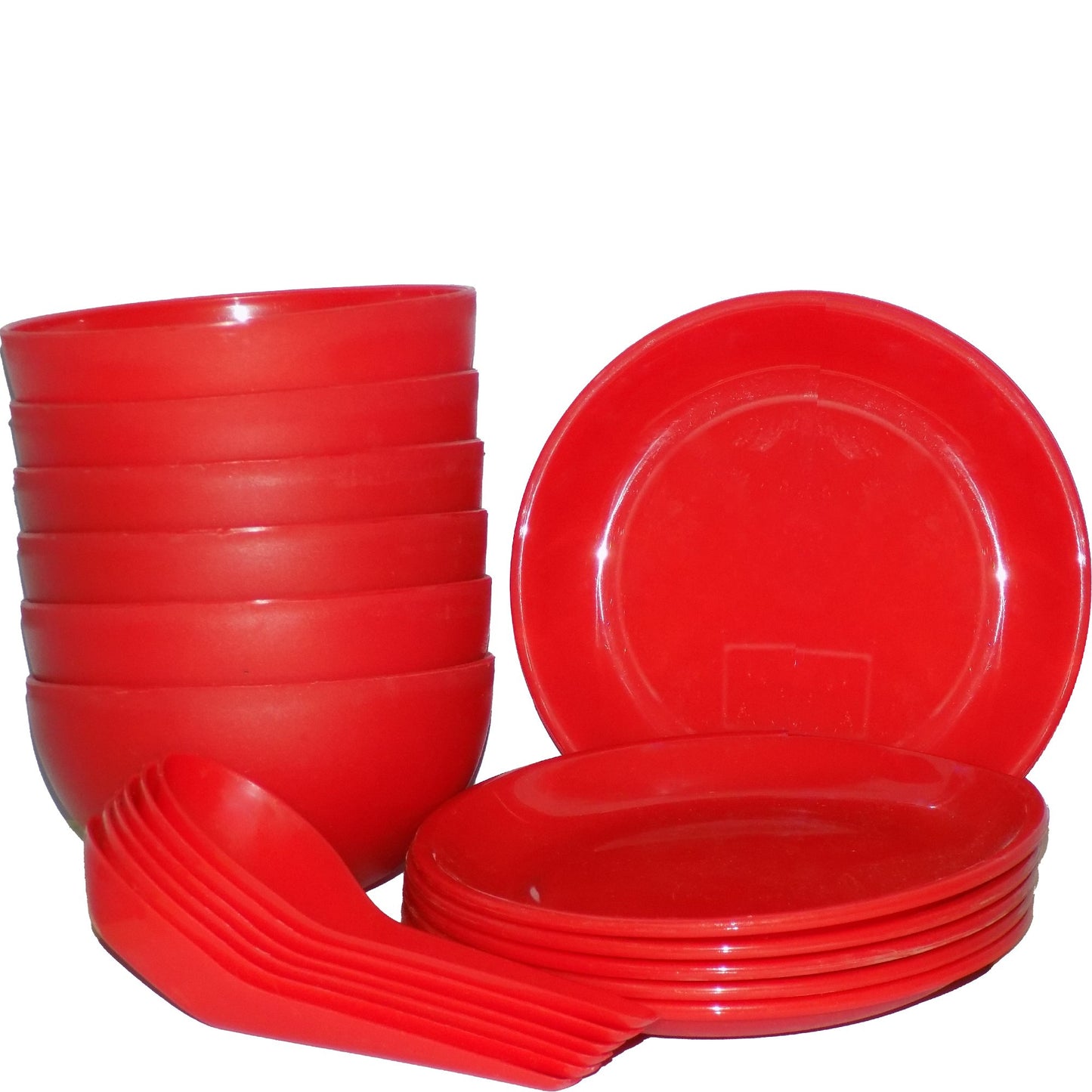 Soup Bowl Set With Spoon And Saucer - 18 Pcs - Happy Price - Image 4
