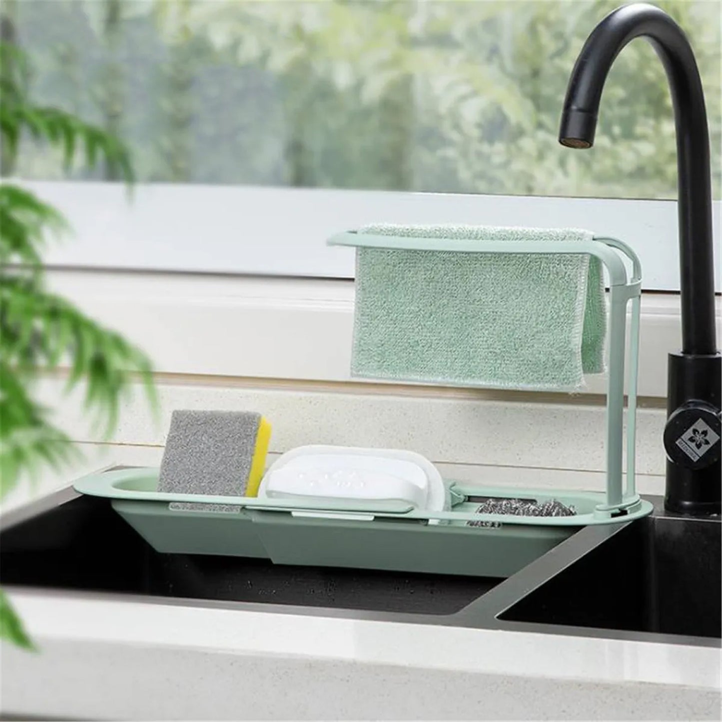 Adjustable Telescopic Sink Organizer for Kitchen Essentials - Happy Price - Image 6