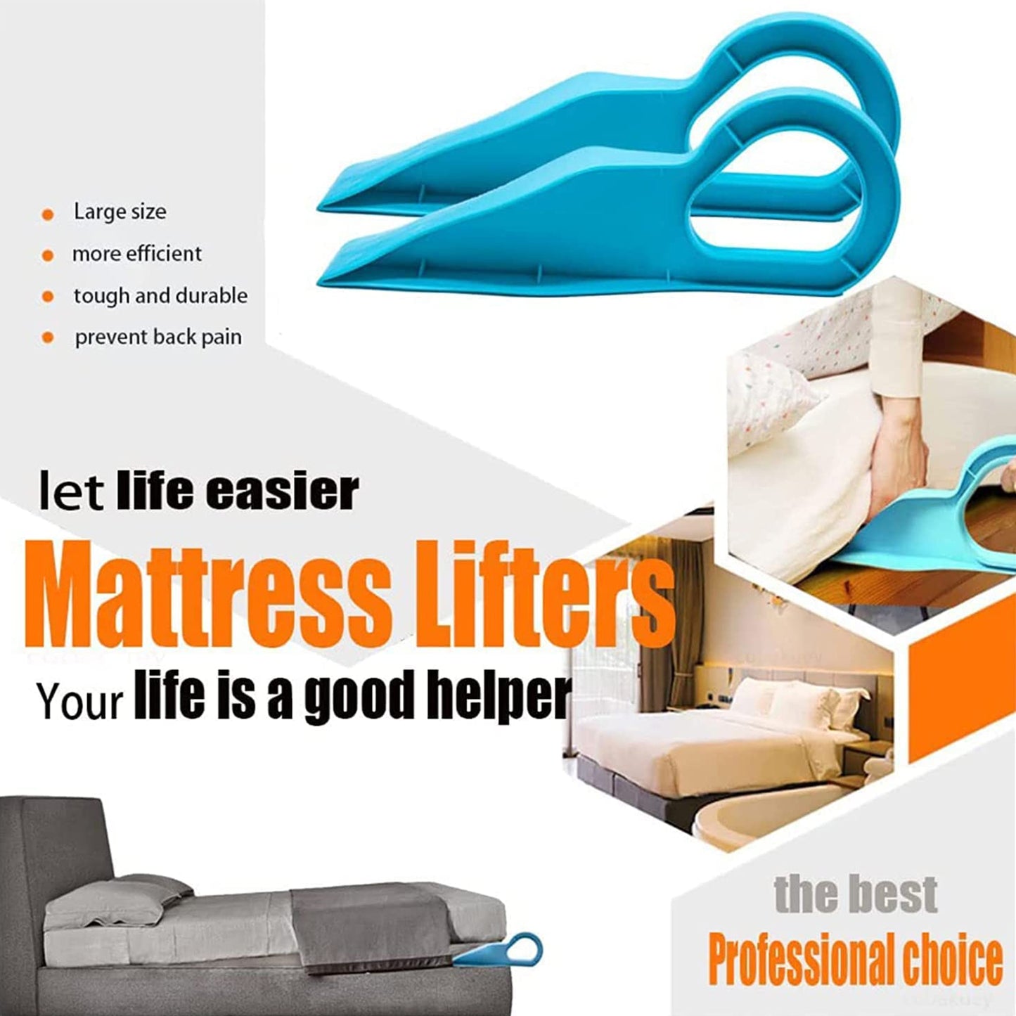 Mattress Lifter Bed Making  Change Bed Sheets Instantly Helping Tool ( 1 Pc ) - Happy Price - Image 3