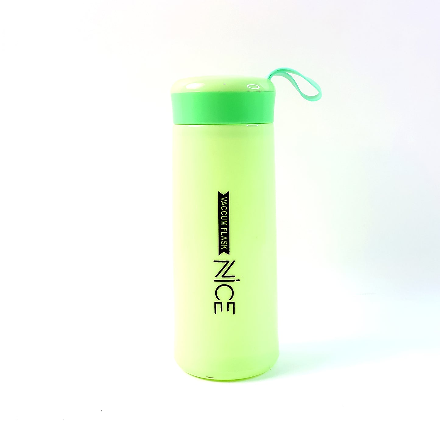400ml Leak-Proof Plastic Flask with Strap - Green - Happy Price - Image 5