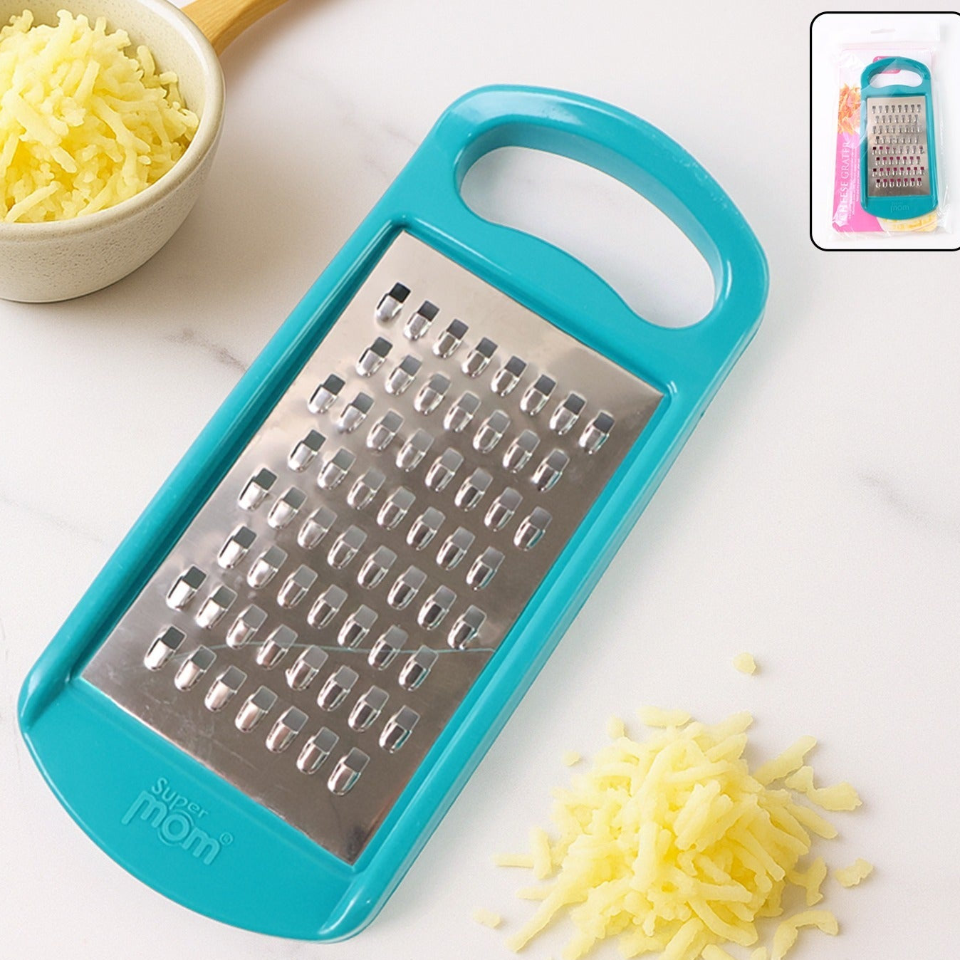 Stainless Steel Handheld Grater for Kitchen - 1 Pc - Happy Price - Image 1