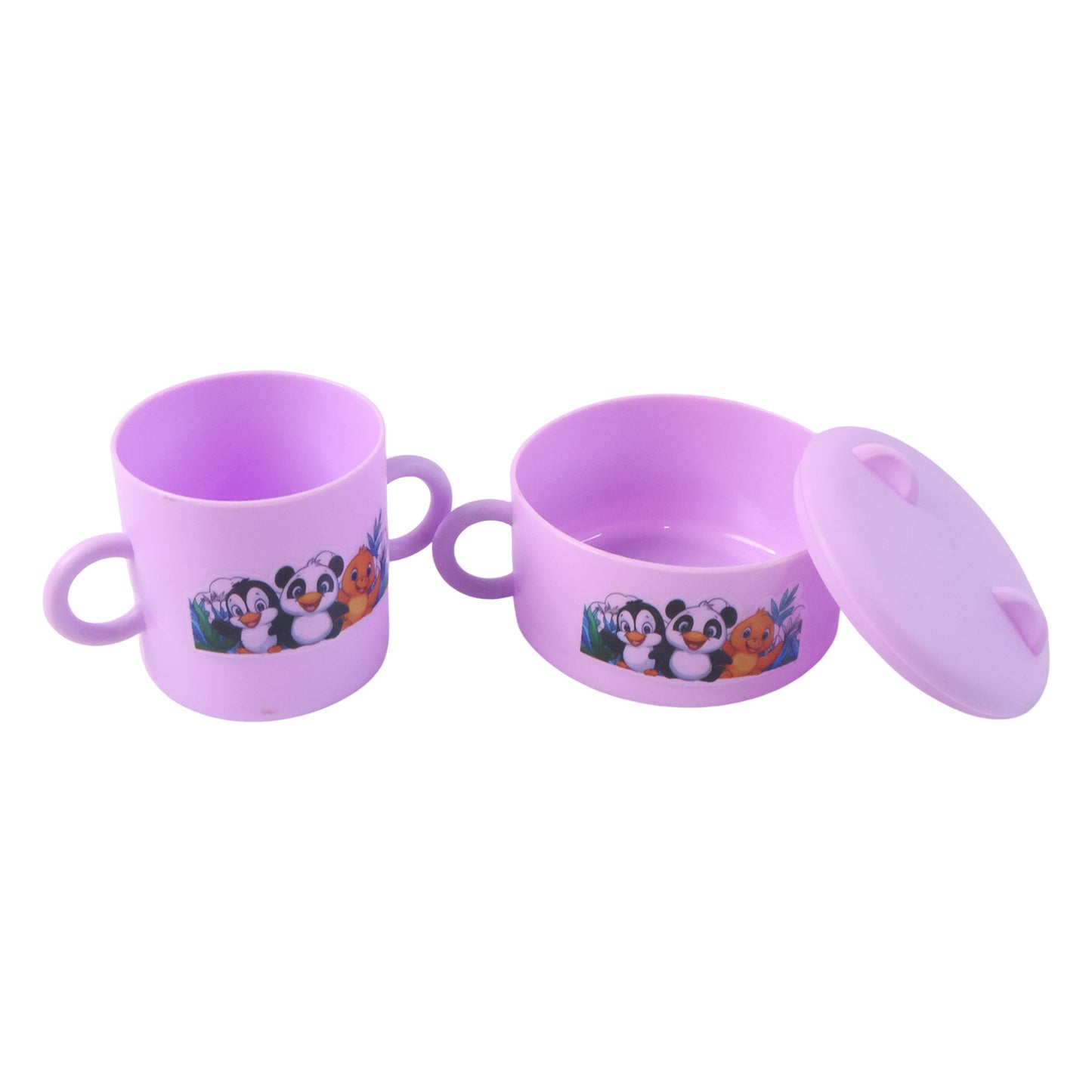Cute Panda Kids Dining Set - 1 Set - Happy Price - Image 2