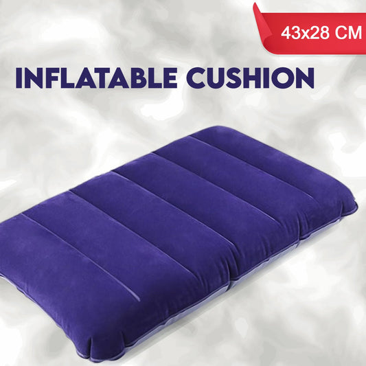 Velvet Air Inflatable Travel Pillow (Blue) - Happy Price - Image 1