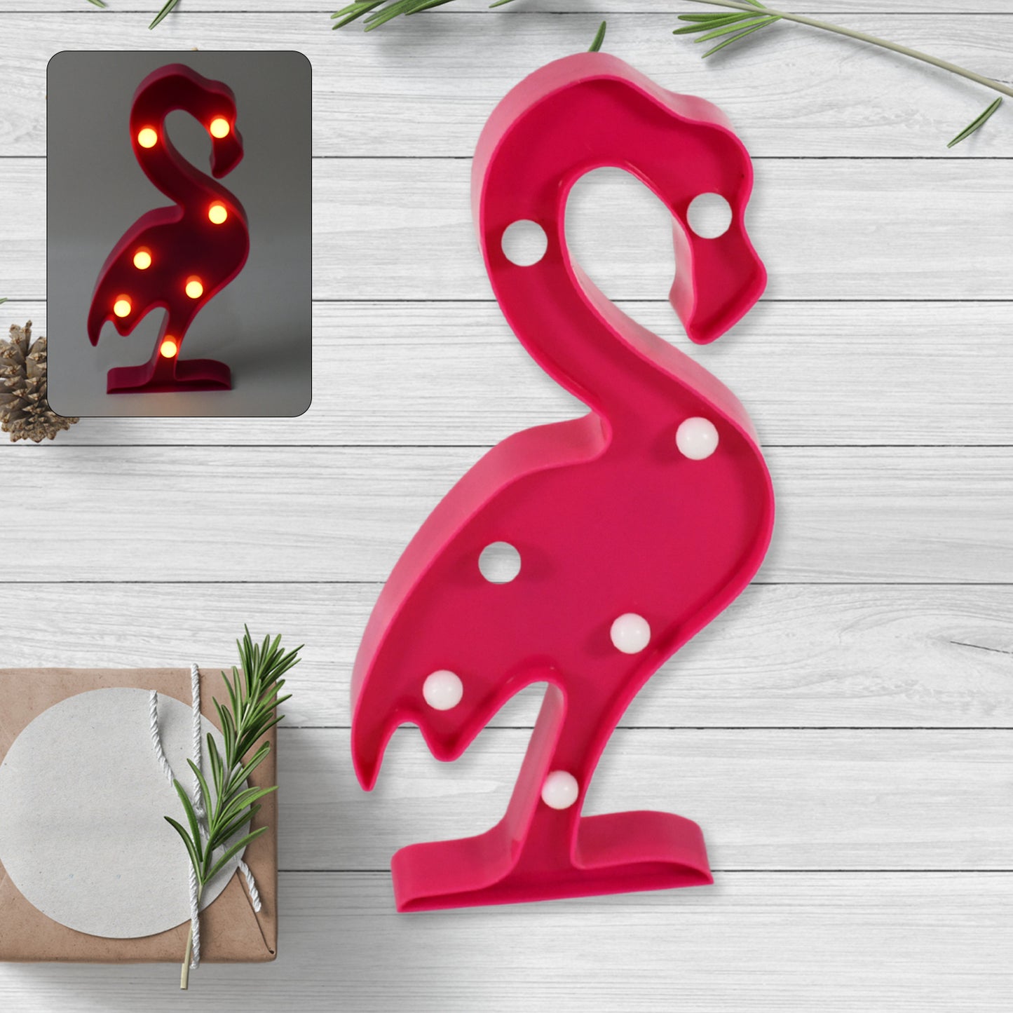 3d Led Night Light Table Lamp For Party Birthday Wedding Atmosphere Battery Operated Decorative Light Nursery Lamp For Bedroom And Wall Decoration For Children Bedroom Wall Light (1 Pc  Battery Not Included) - Happy Price - Image 2