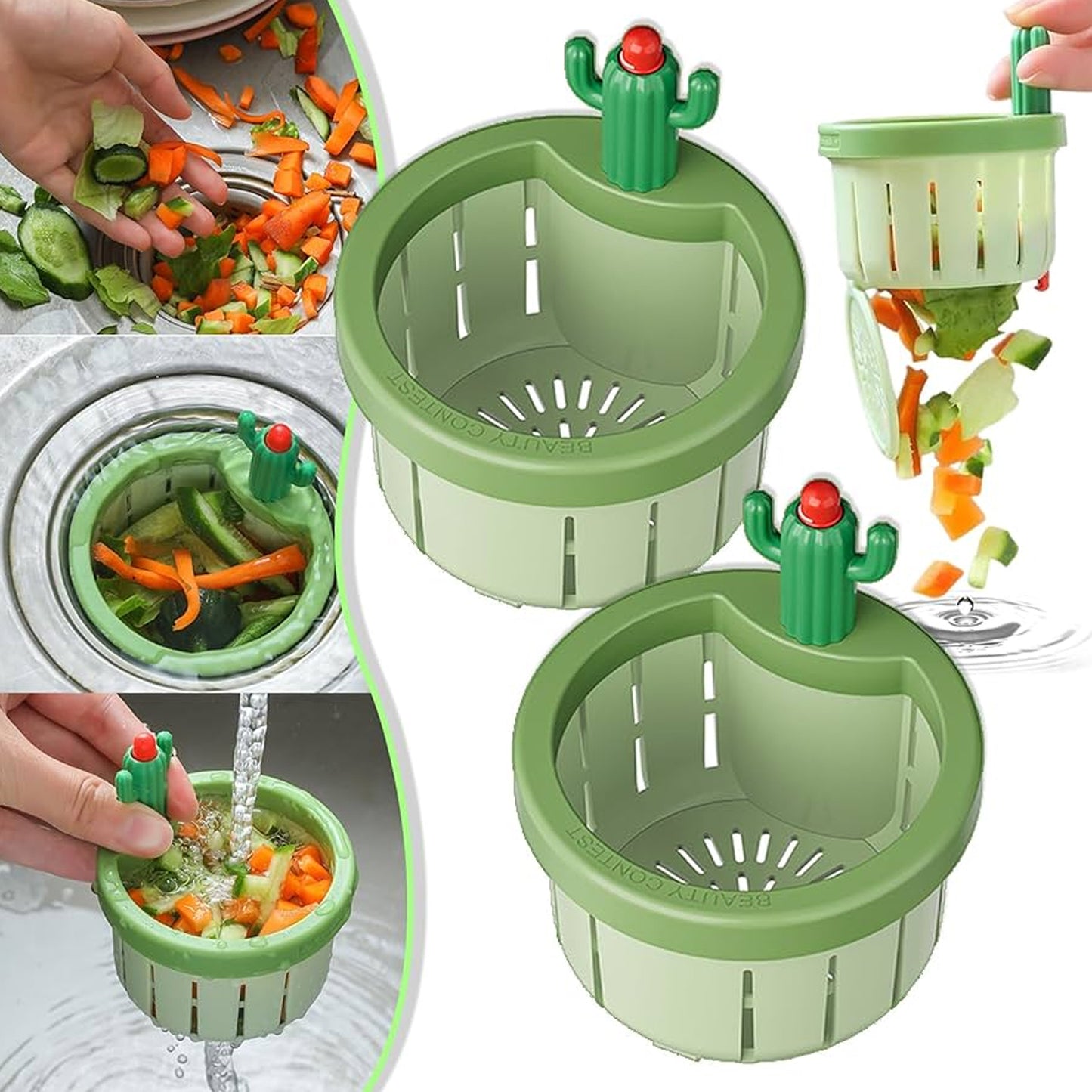 Plastic Kitchen Sink Drain Strainer (1 Pc) - Happy Price - Image 3