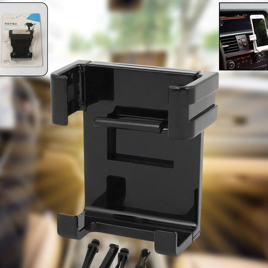 smartphone Car Phone Holder Car Air Conditioning Vent Phone Holder Holder Stand For Mobile Phone Cellphone Gps Dashboard Bracket For Car (1 Pc) - Happy Price - Image 1