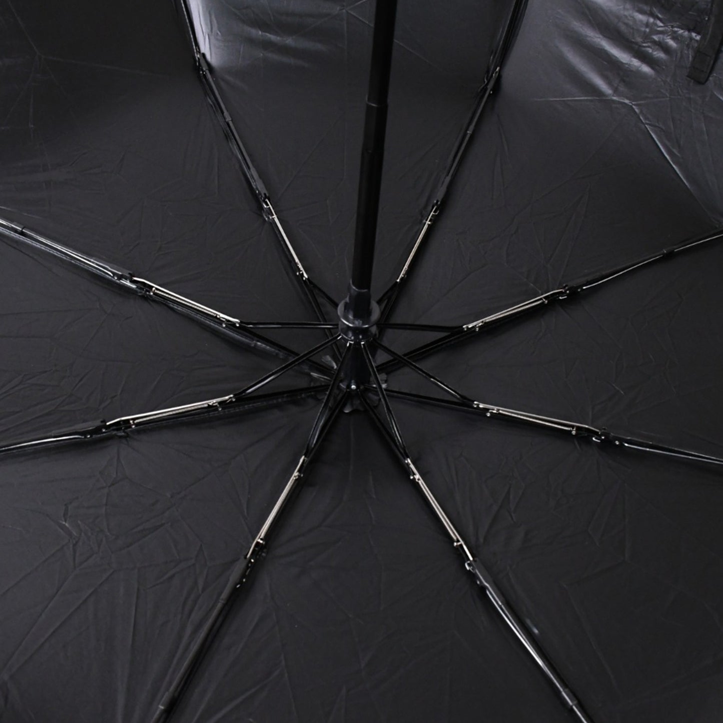 2 Fold Compact Umbrella - Windproof, Sunproof & Rainproof with Steel Shaft and Wrist Strap - Happy Price - Image 6