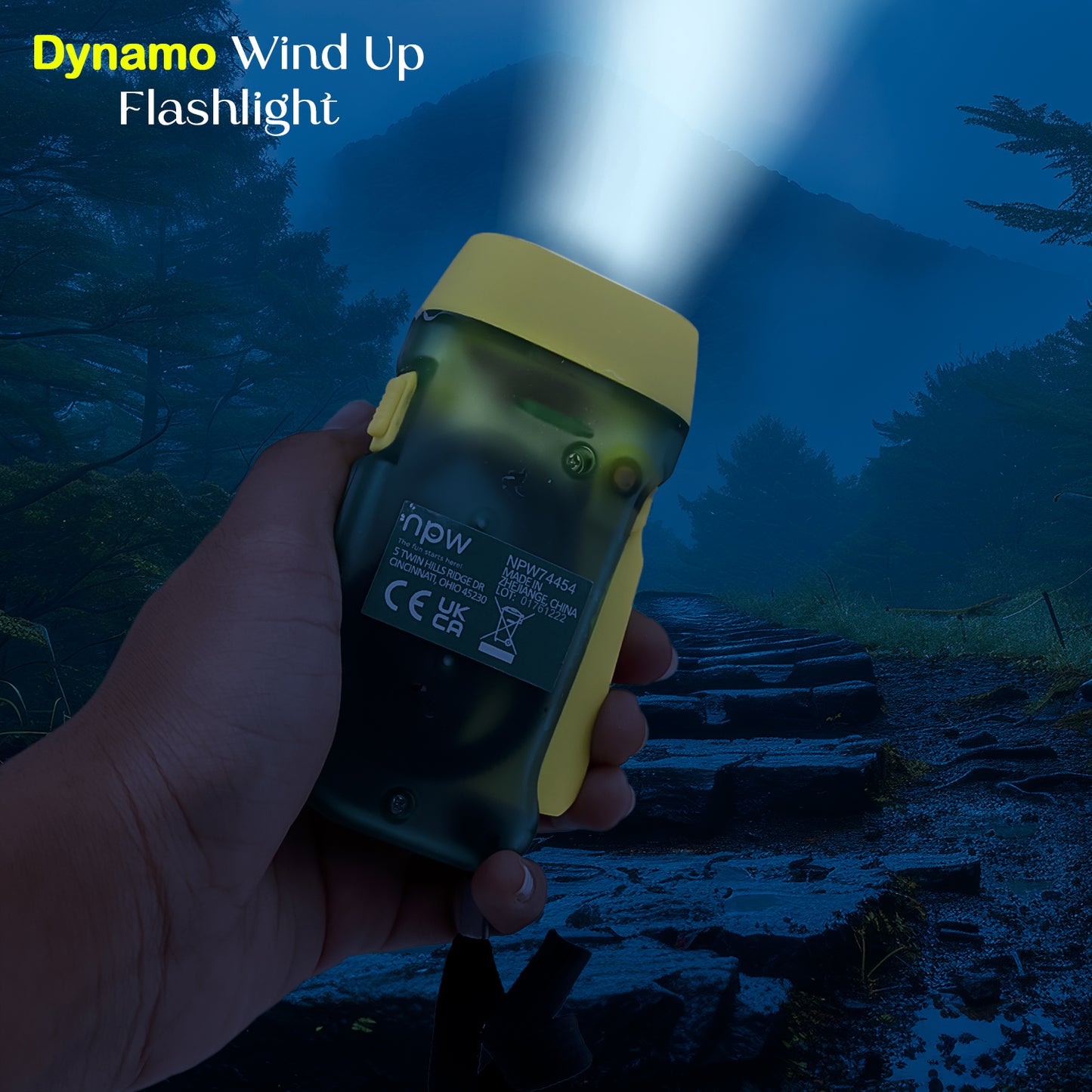 3 Led Hand Press Torch Hand Crank Flashlight Hand Pressing Flashlight Traveling Torch Light Manual Generator Battery-free Flashlight (1 Pc) - Happy Price - Image 3