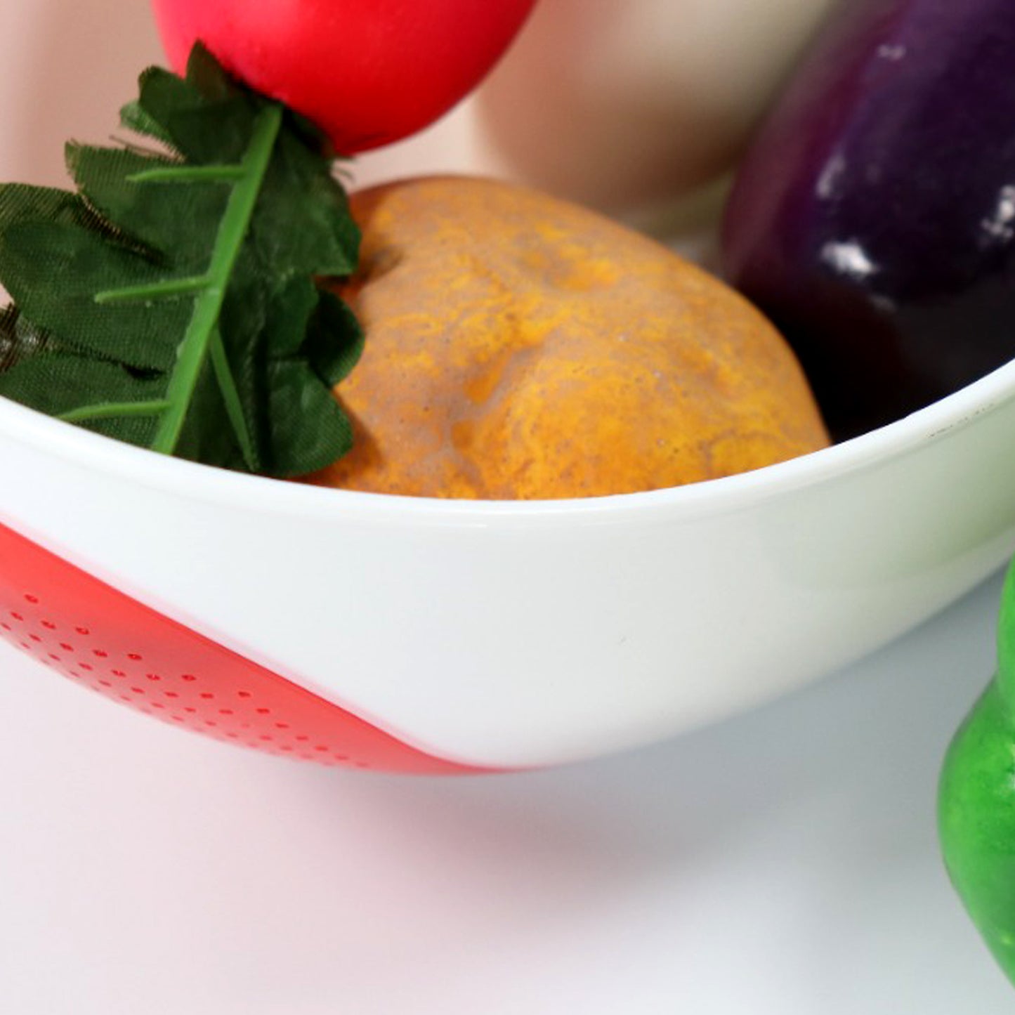 Plastic Rice Pulses Fruits Vegetable Noodles Pasta Washing Bowl And Strainer - Happy Price - Image 5