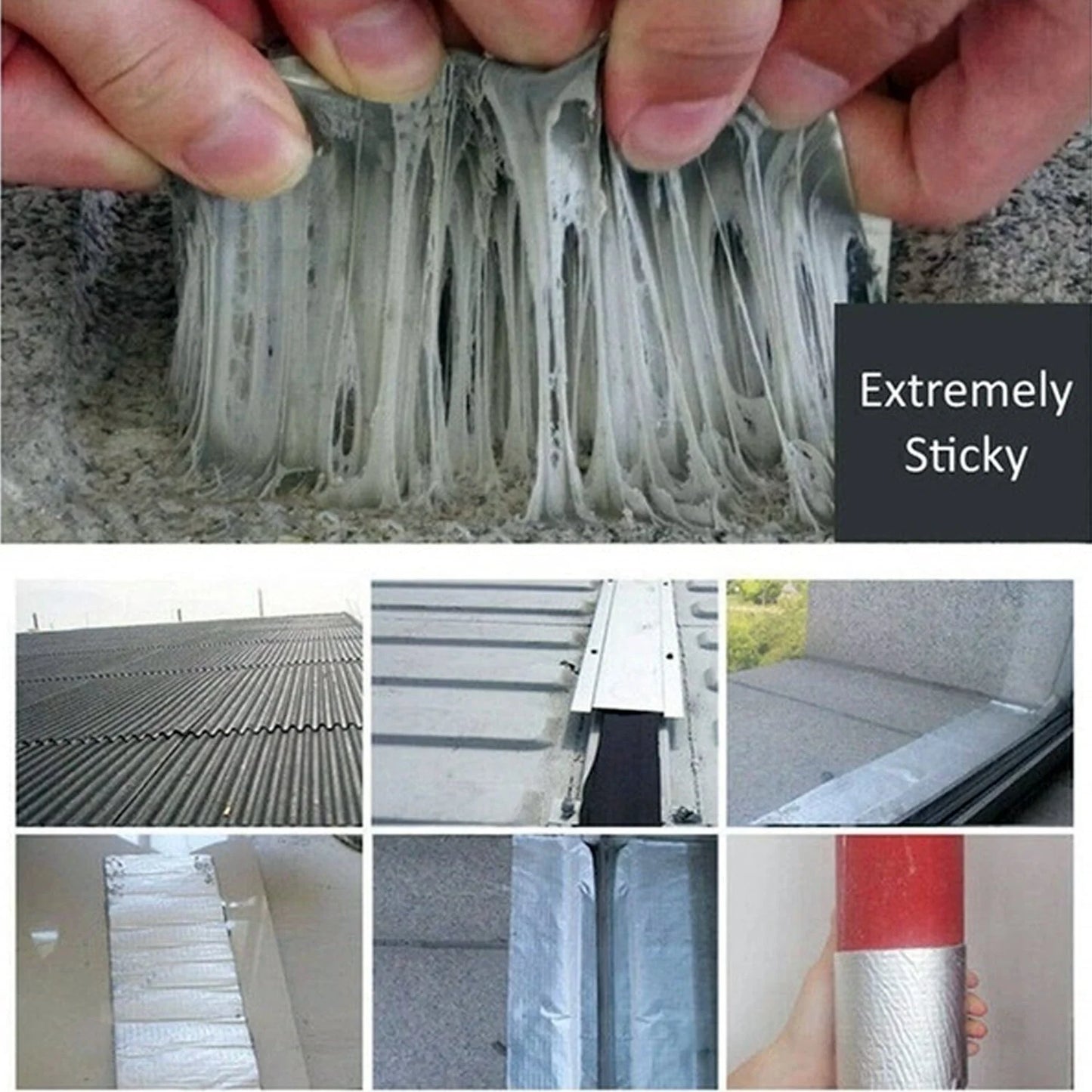 0.9mm High-Temperature Aluminium Foil Tape for Insulation & Sealing - Happy Price - Image 4